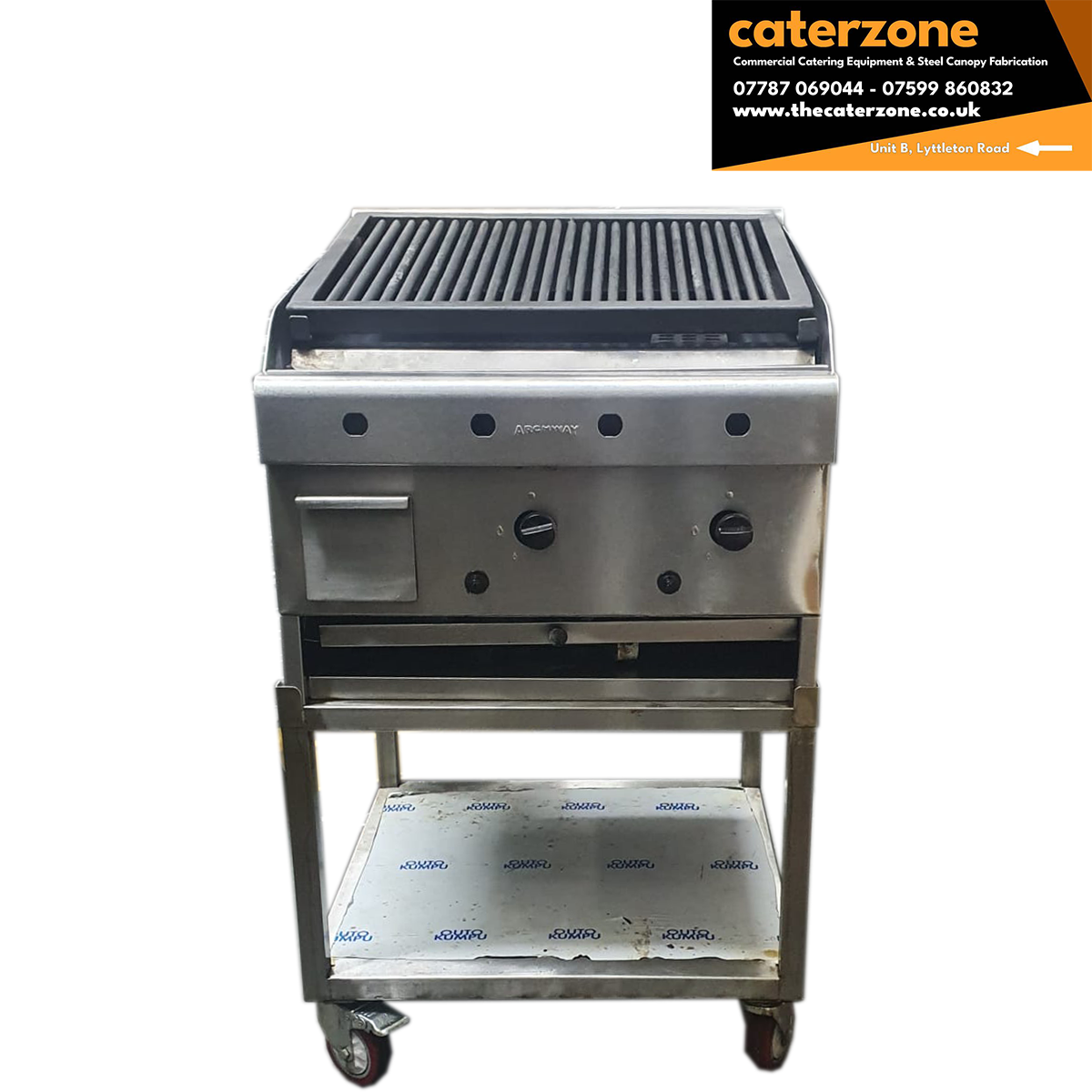 Archway 2 Burner Gas Chargrill with Table - Refurbished