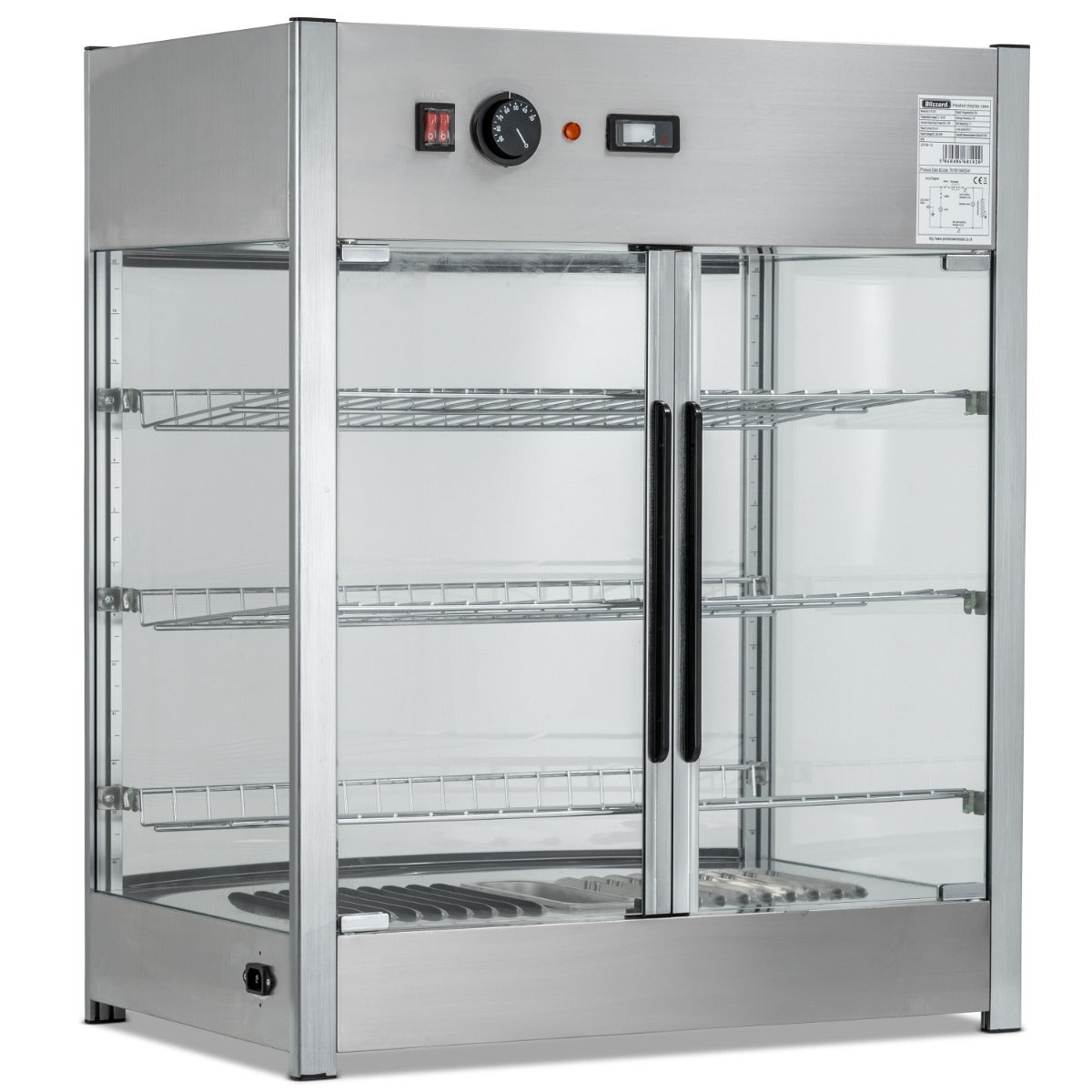 137 L Counter Top Tiered Heated Merchandiser