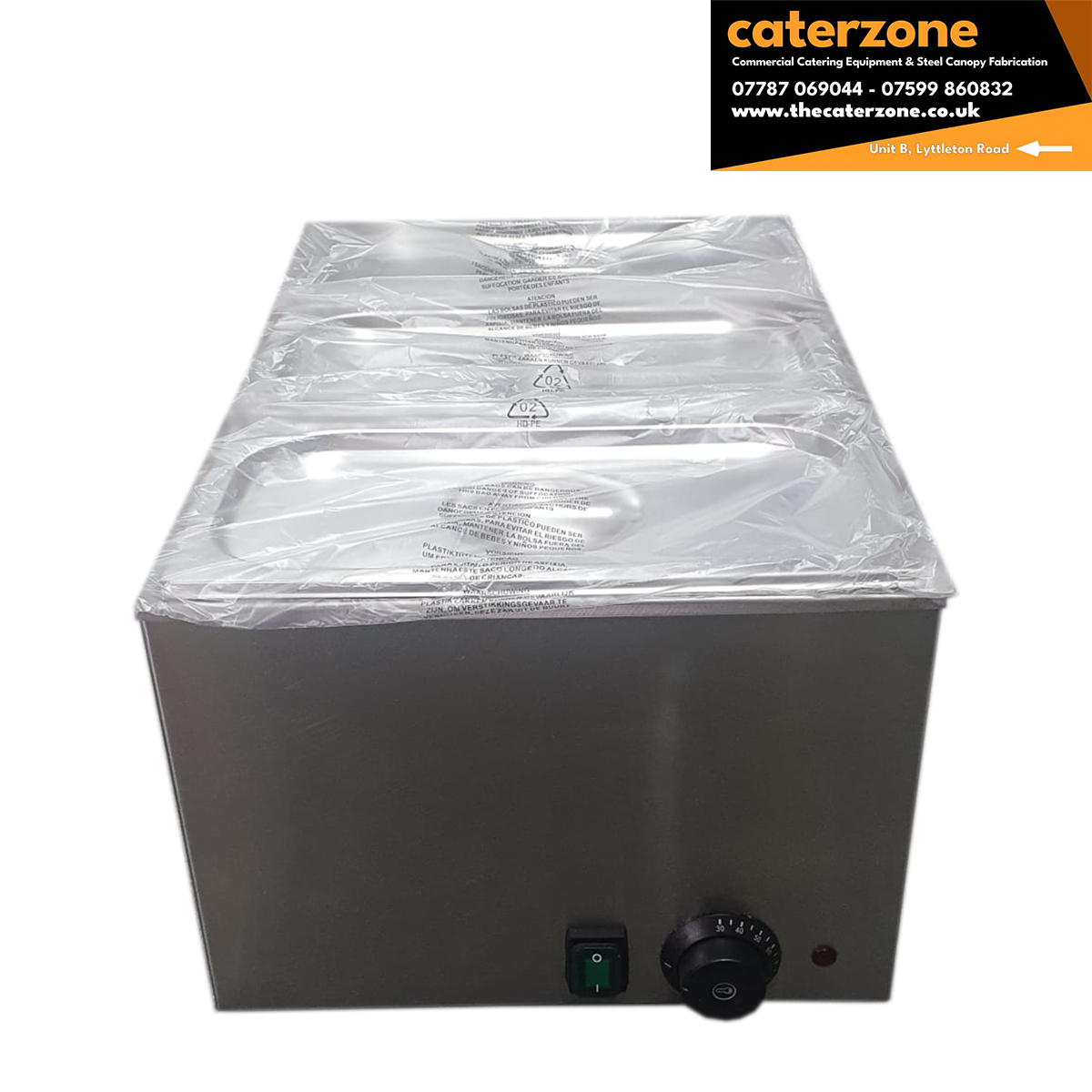 Bain Marie Wet Heat - Depth 150mm - Refurbished