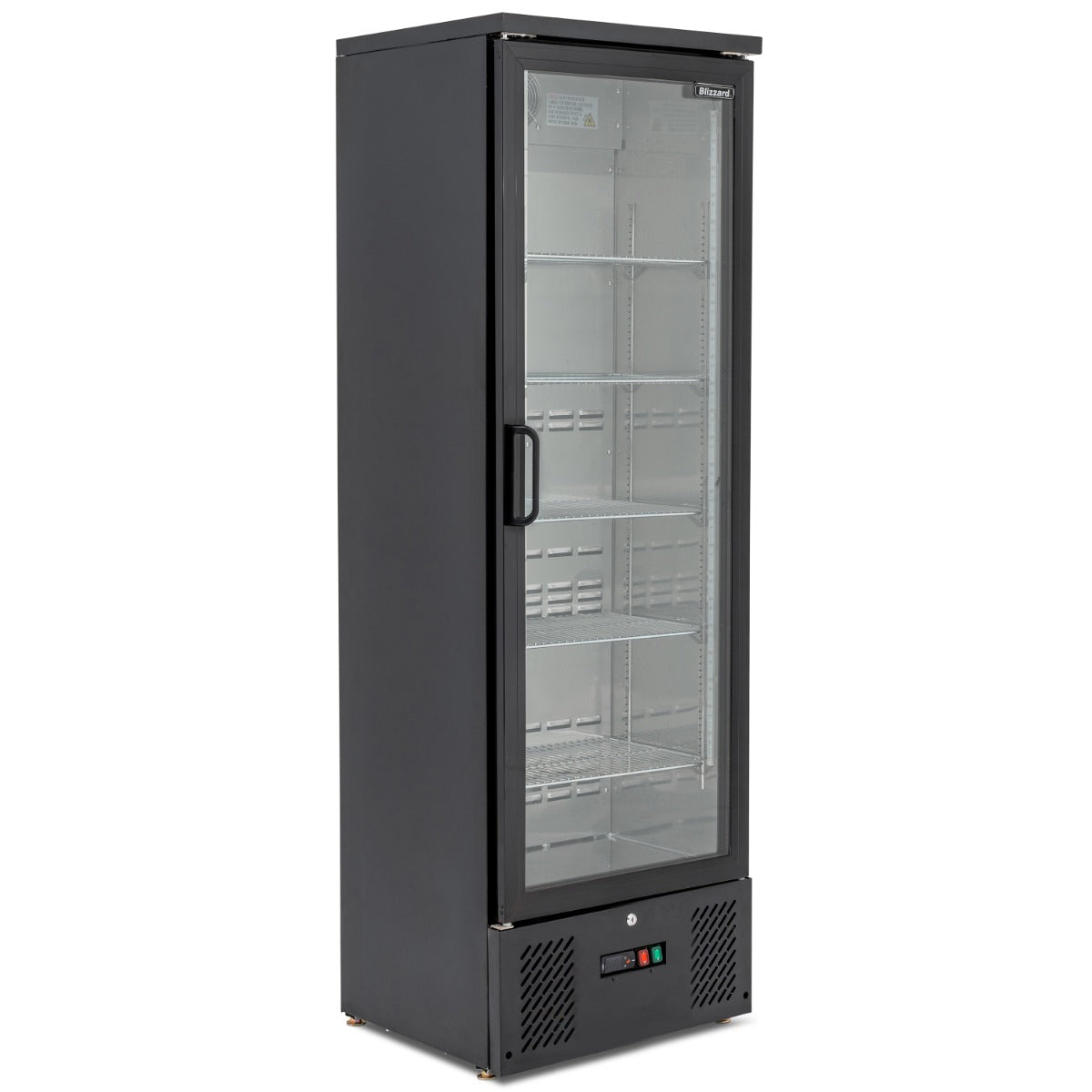 Graded 02098 Upright Single Hinged Glass Door Bottle Cooler