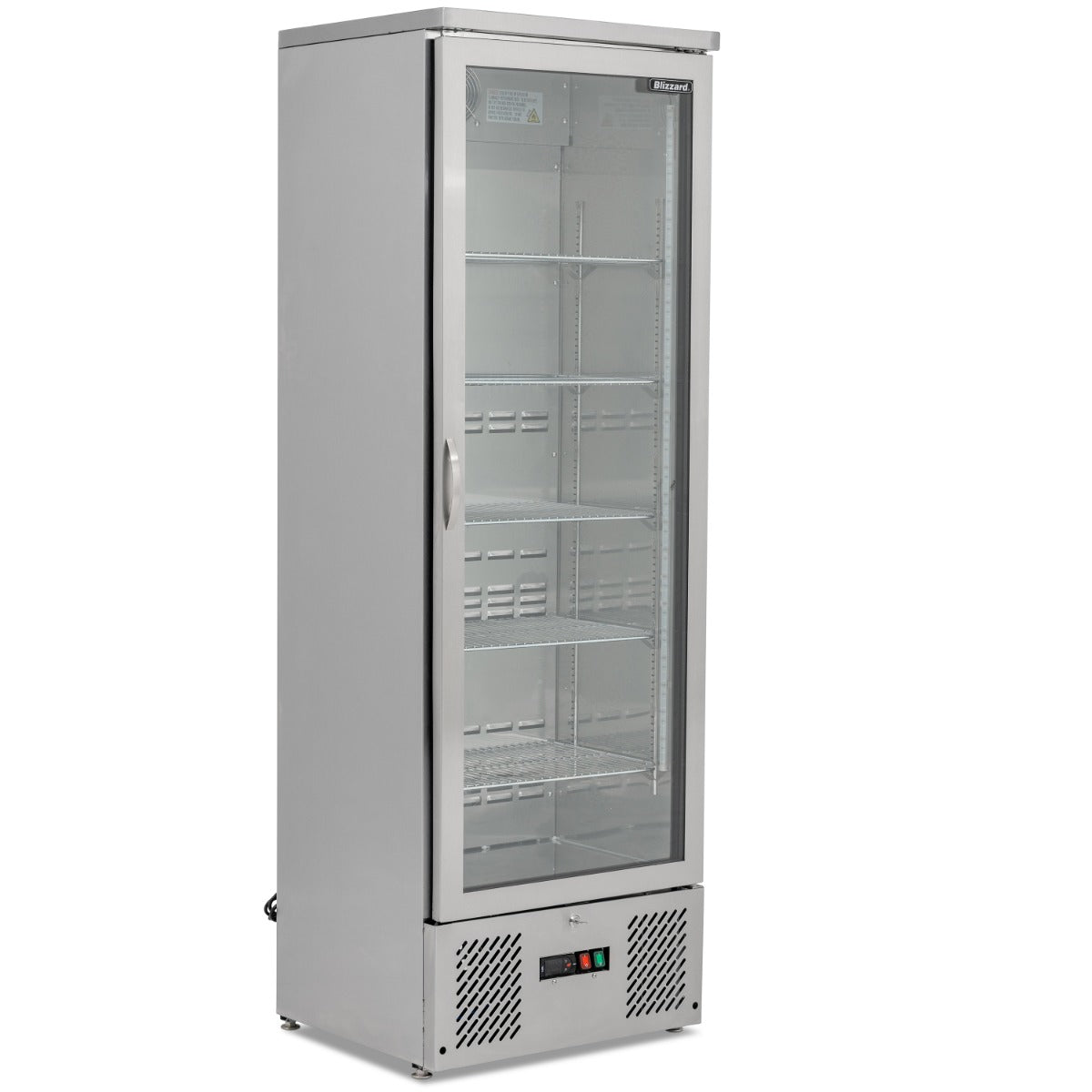 Graded 02008 Upright Single Hinged Glass Door Bottle Cooler