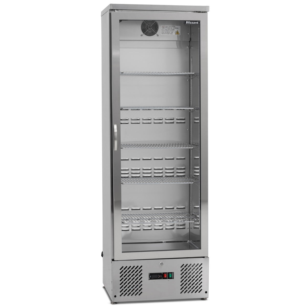 Graded 02006 Upright Single Hinged Glass Door Bottle Cooler
