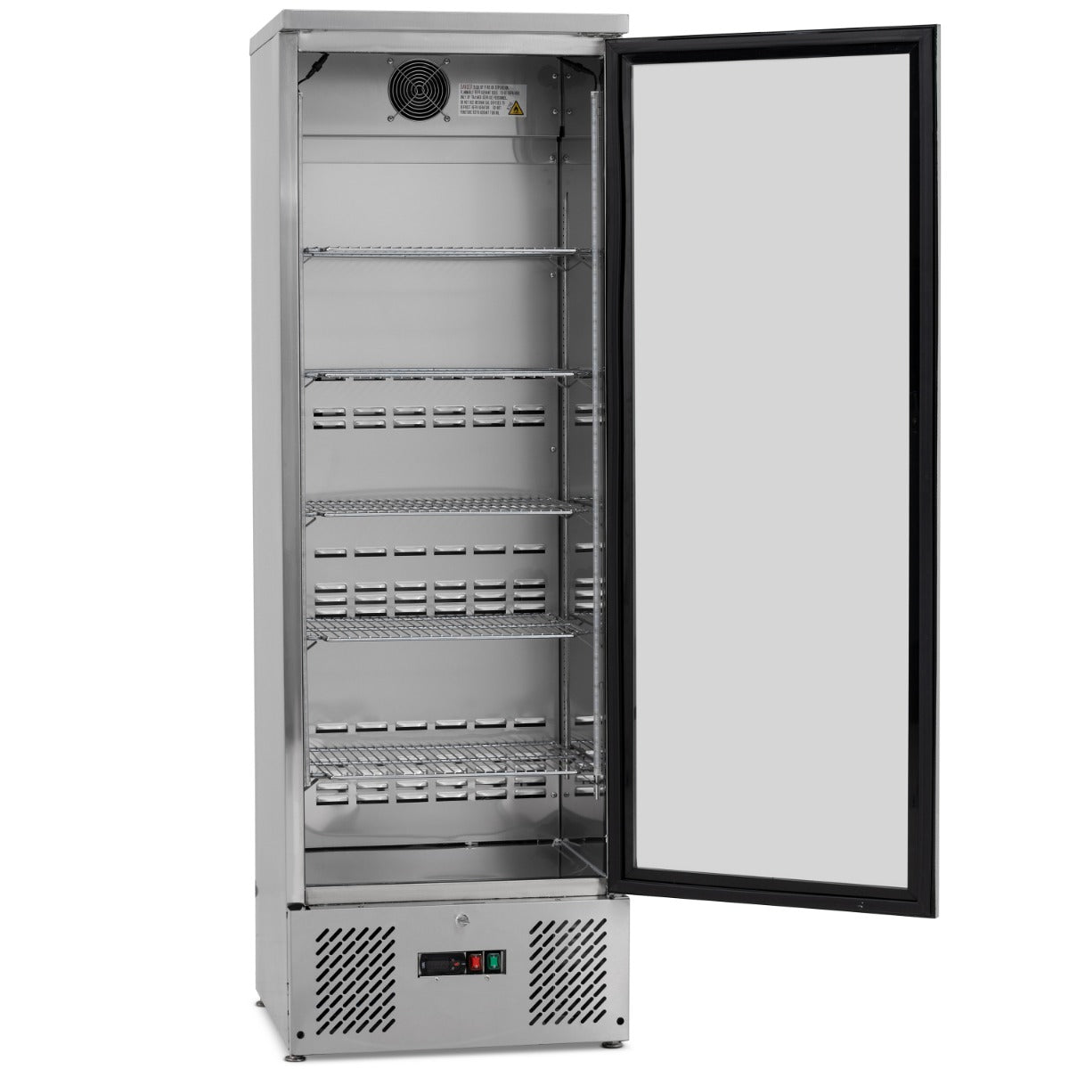 Graded 02201 Upright Single Hinged Glass Door Bottle Cooler