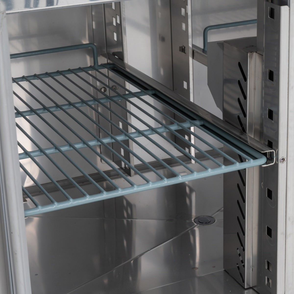 Compact Double Door Counter Refrigerator