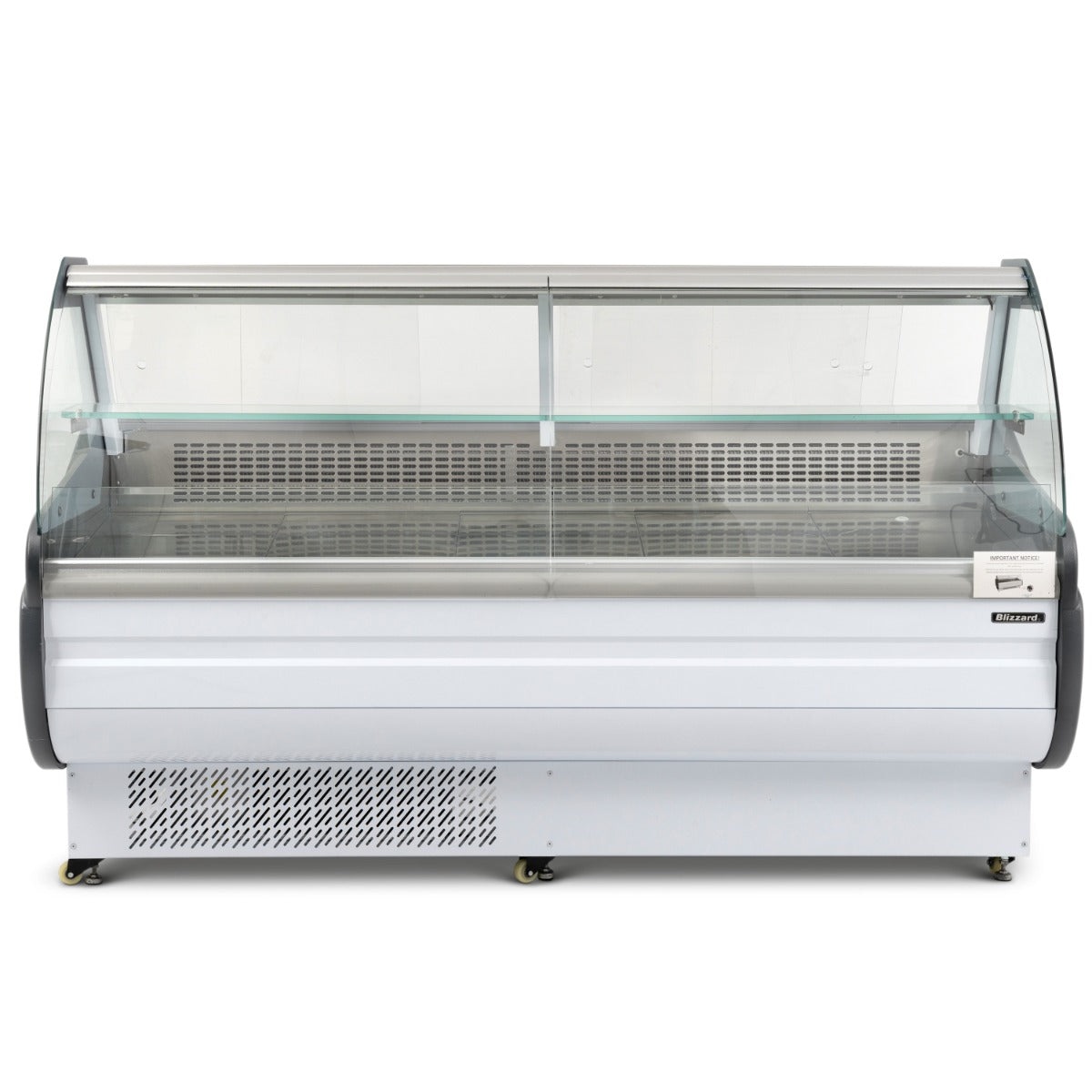 Graded 02182 2m Curved Glass Serve Over Counter