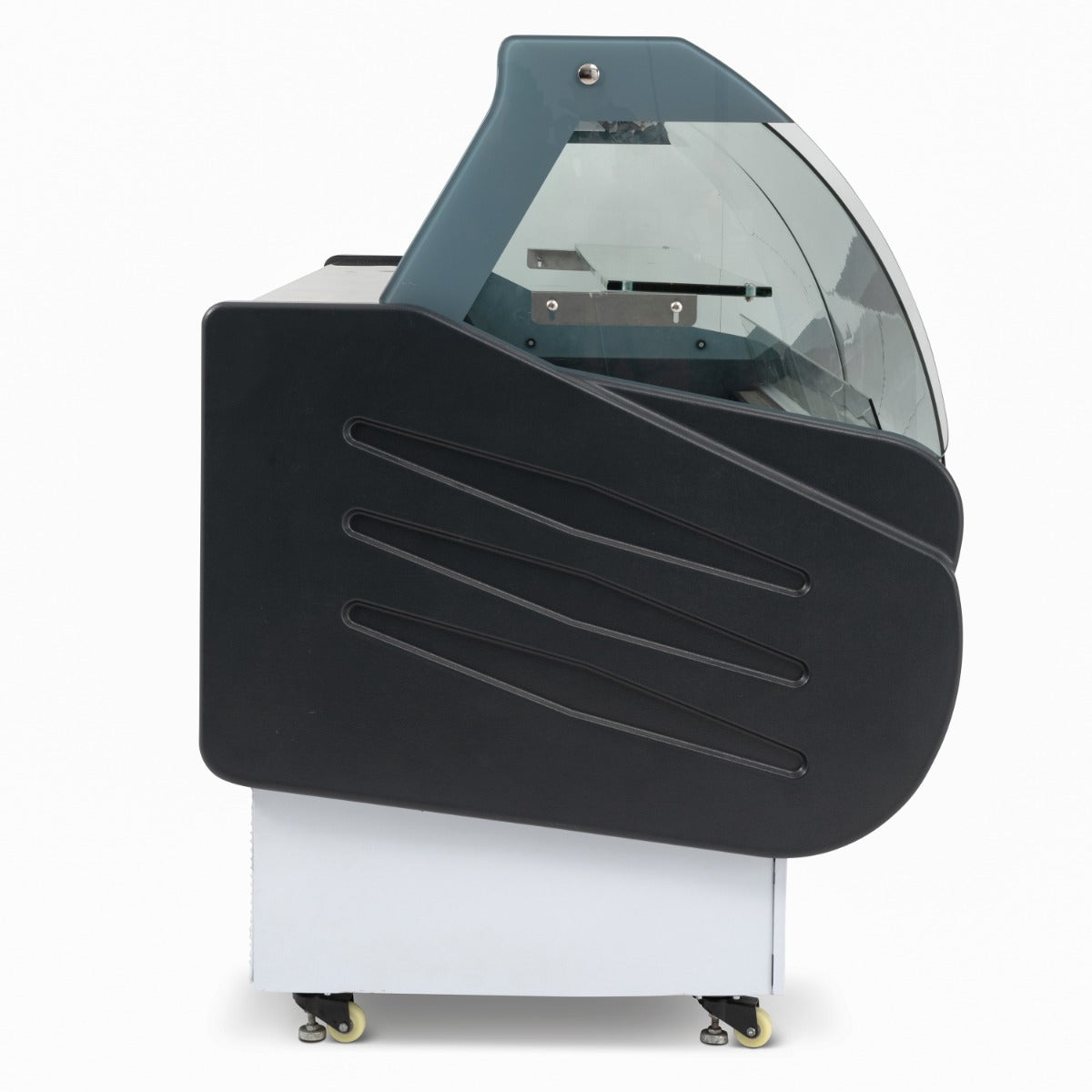 1.5m Curved Glass Serve Over Counter