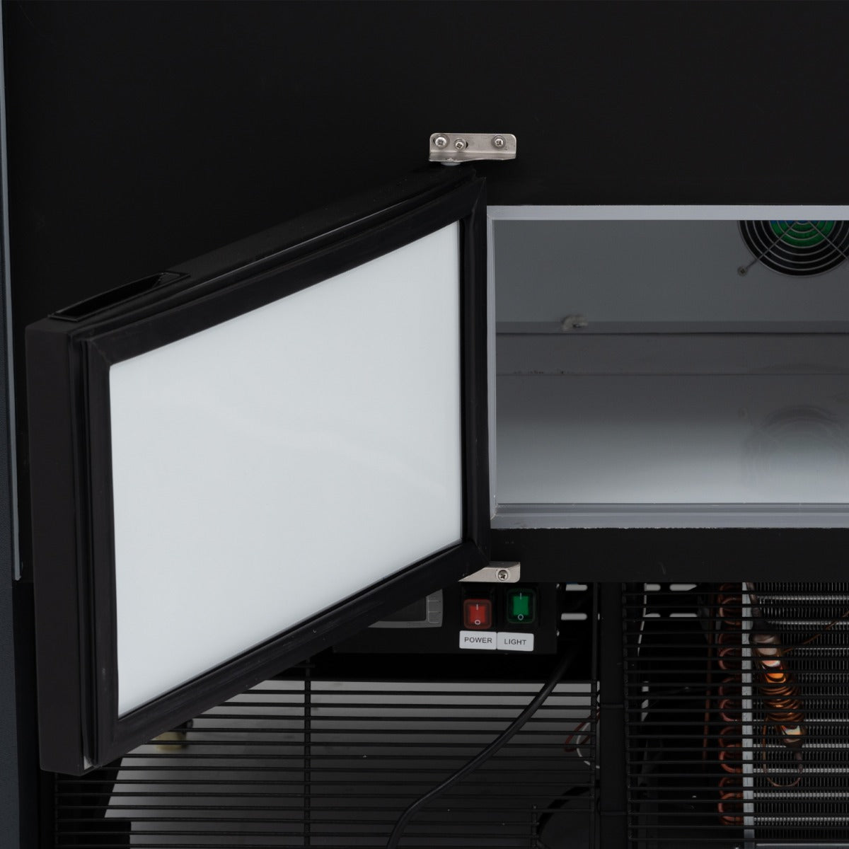 1.5m Flat Glass Serve Over Counter