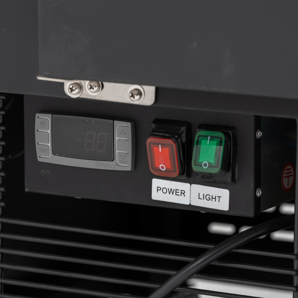 1.3m Flat Glass Serve Over Counter