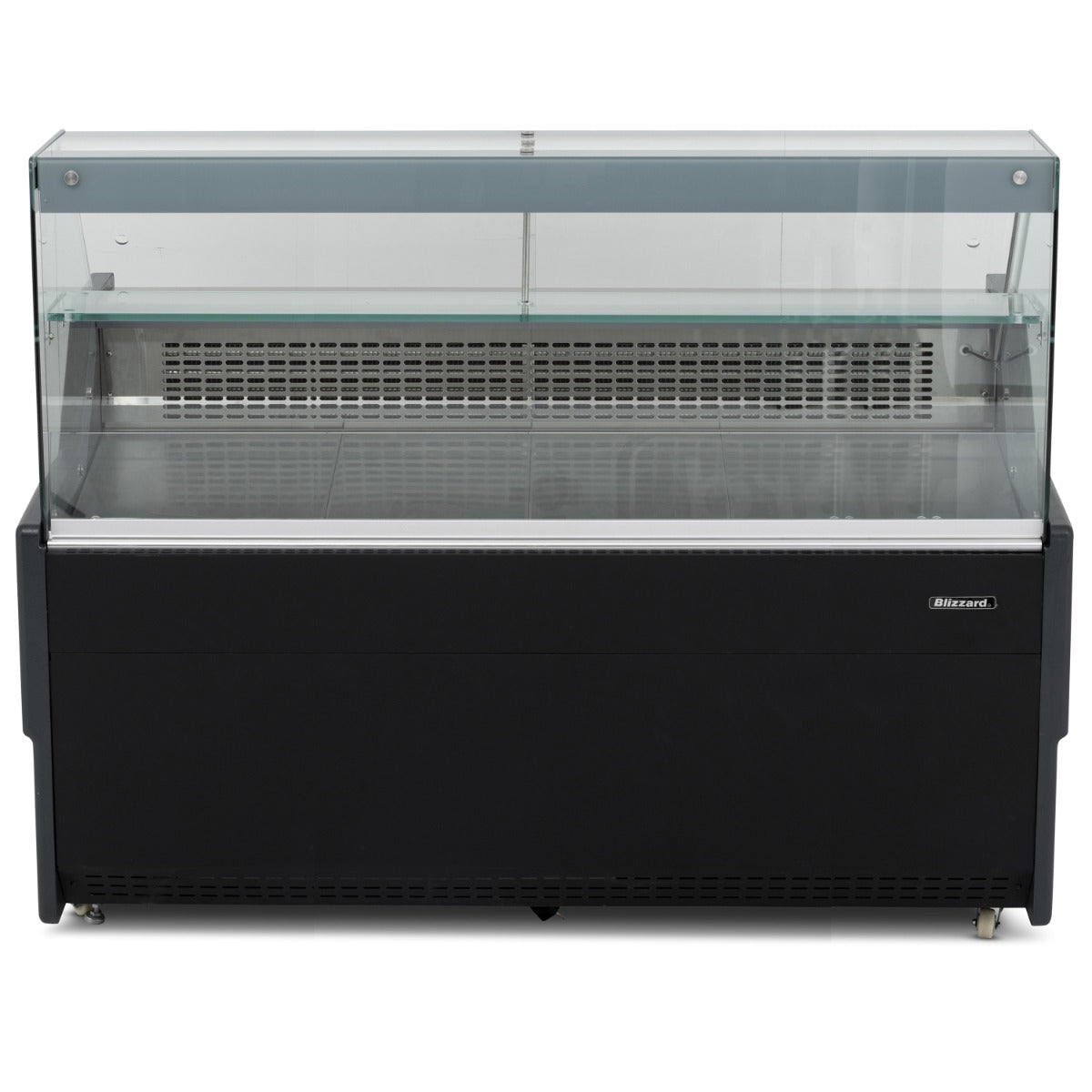 1.5m Flat Glass Serve Over Counter