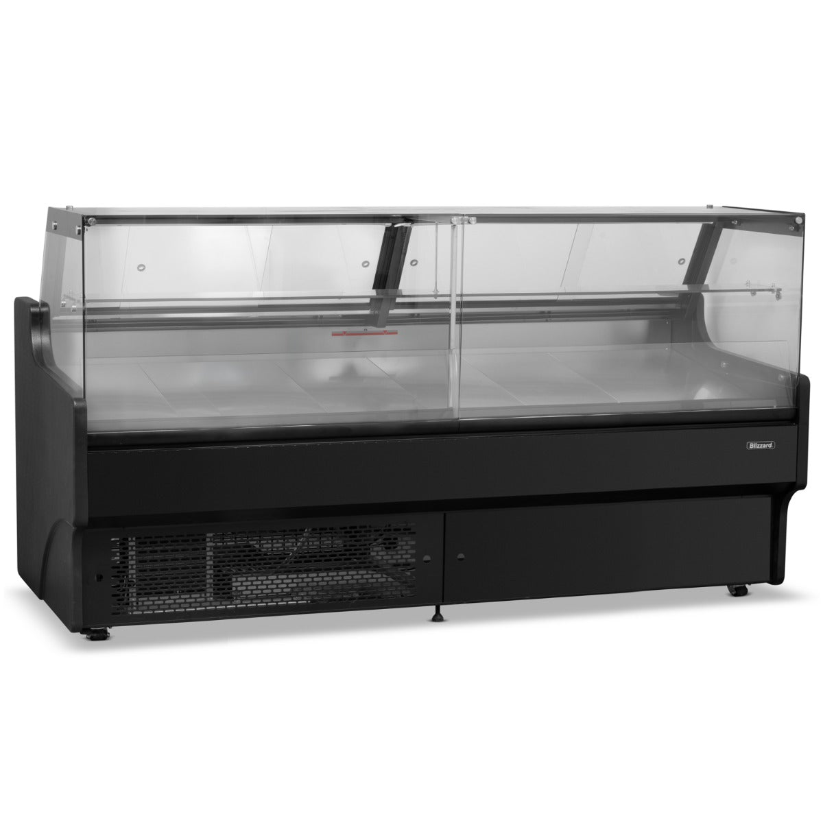 2m Flat Glass Serve Over Counter