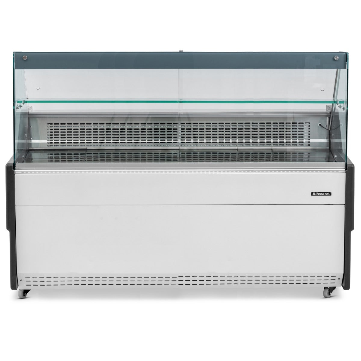2m Flat Glass Serve Over Counter