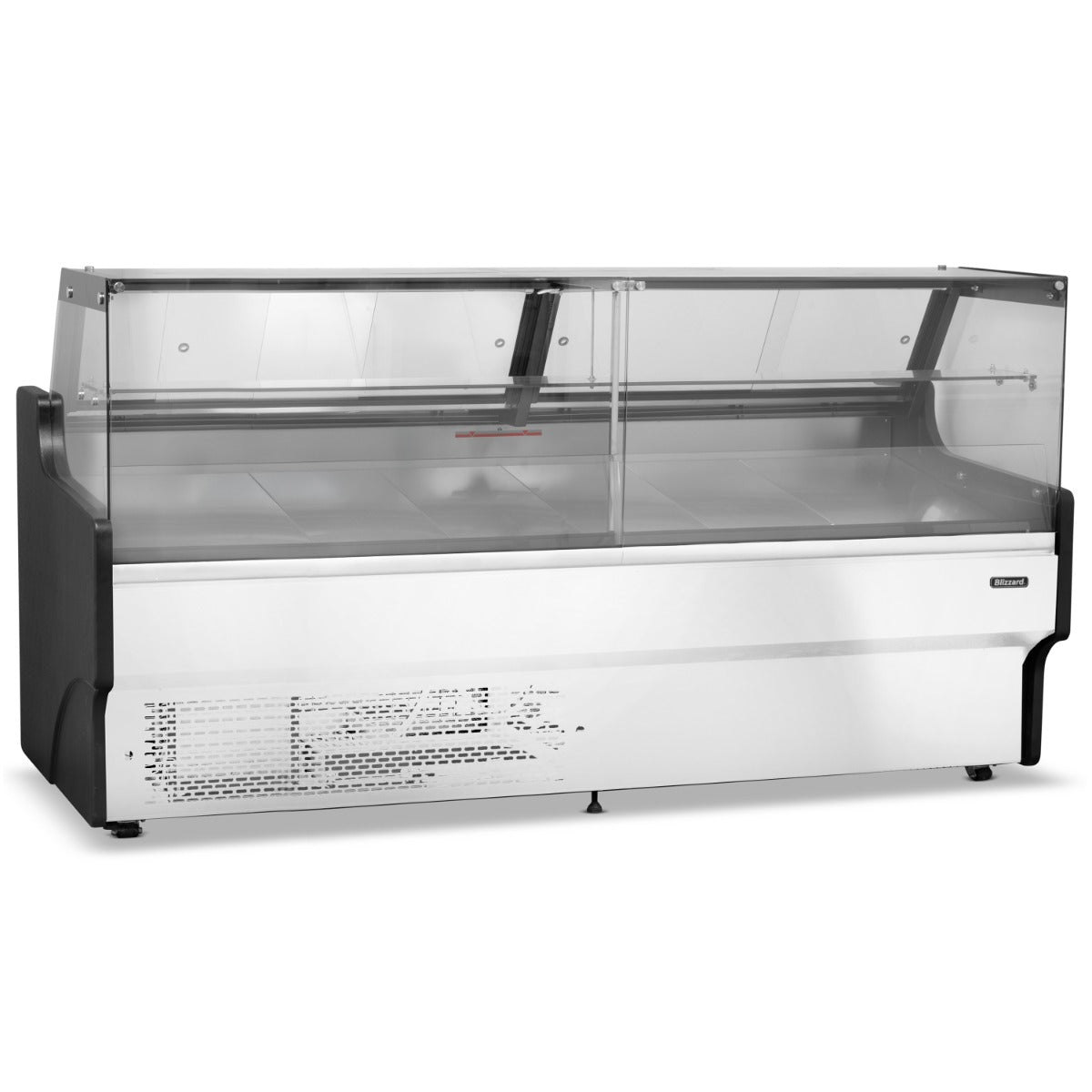 2m Flat Glass Serve Over Counter