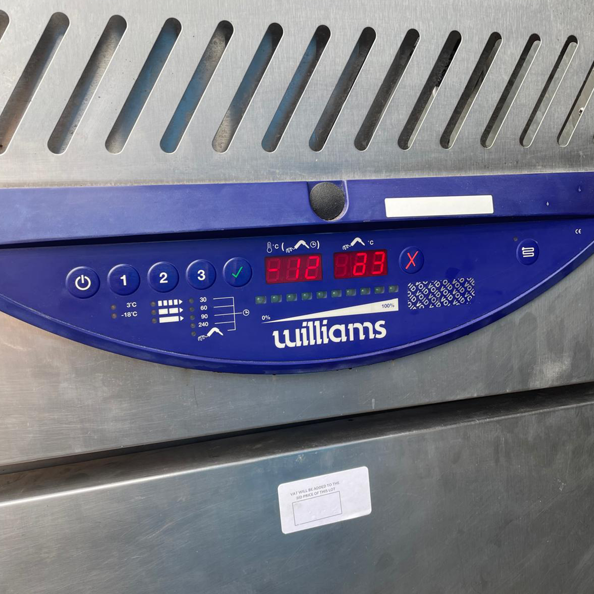 Williams Blast Chiller Freezer Refurbished