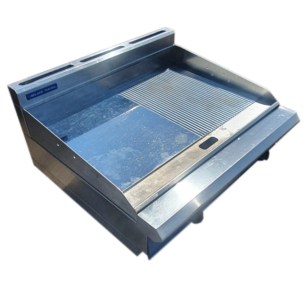 Blue Seal Chrome Griddle Half Ribbed Half Smooth Electric Flat Griddle 90 cm with or without table Refurbished