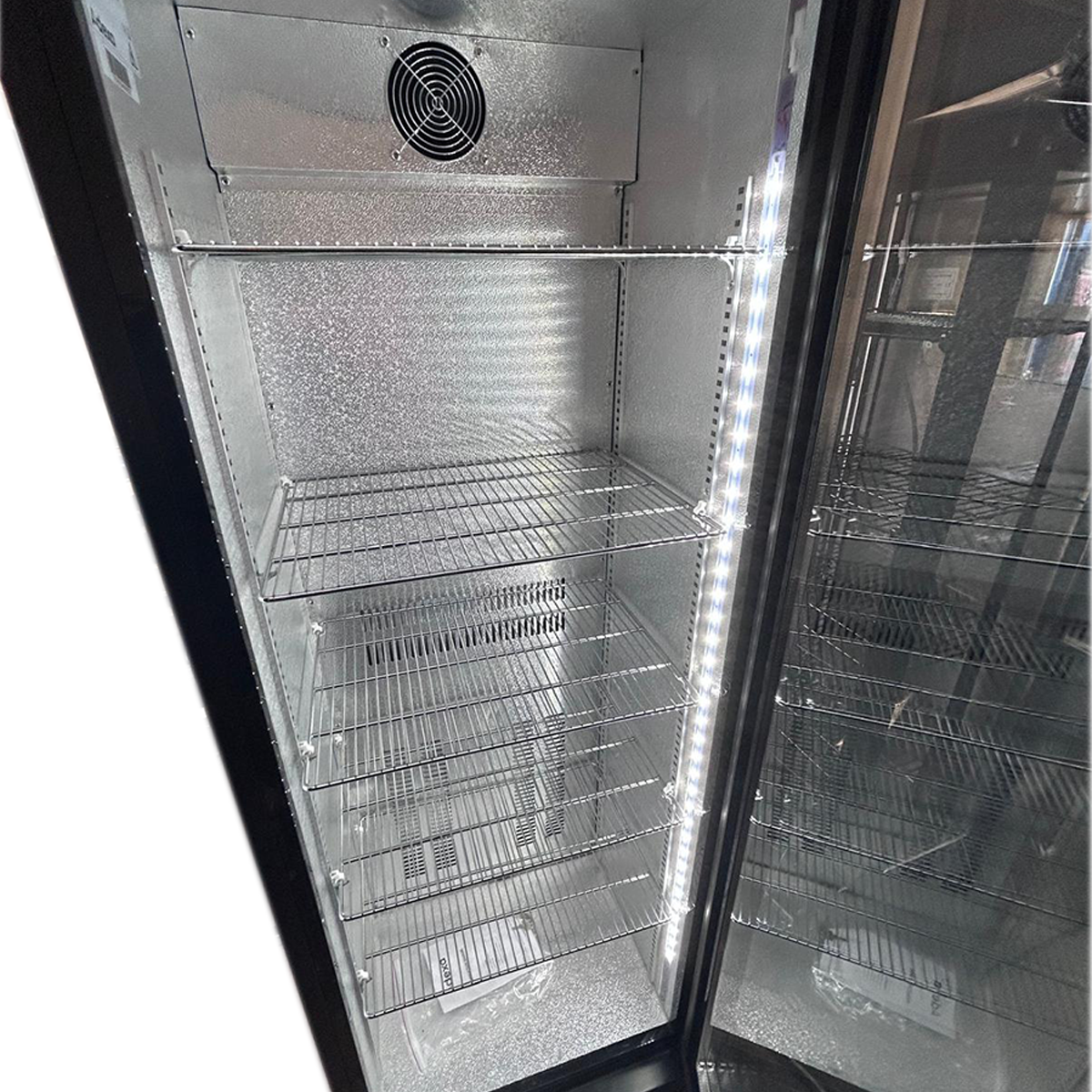 Bottle Cooler Upright Single Door 300 litres Stainless Steel Frame Glass Door - B Grade