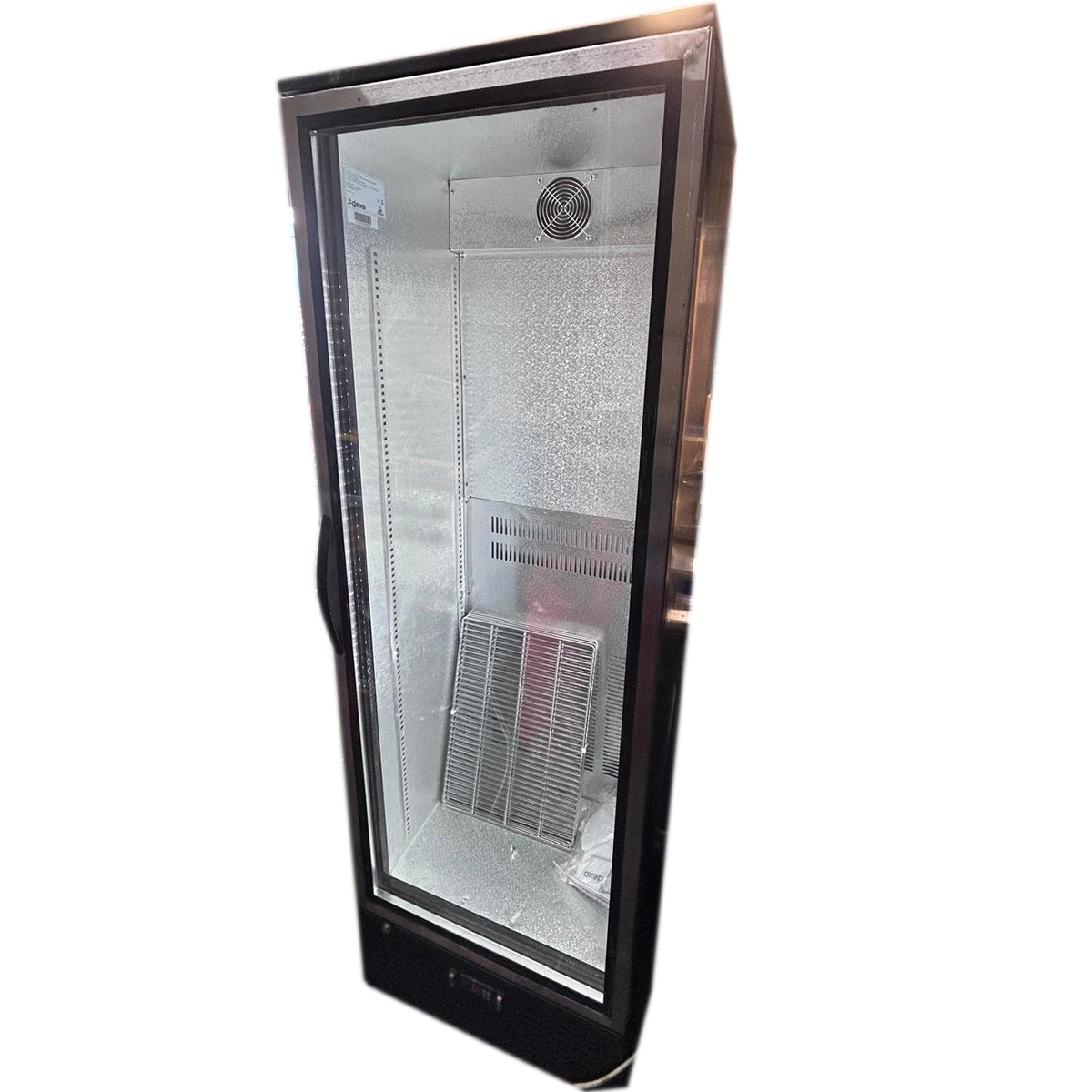 Bottle Cooler Upright Single Door 300 litres Stainless Steel Frame Glass Door - B Grade