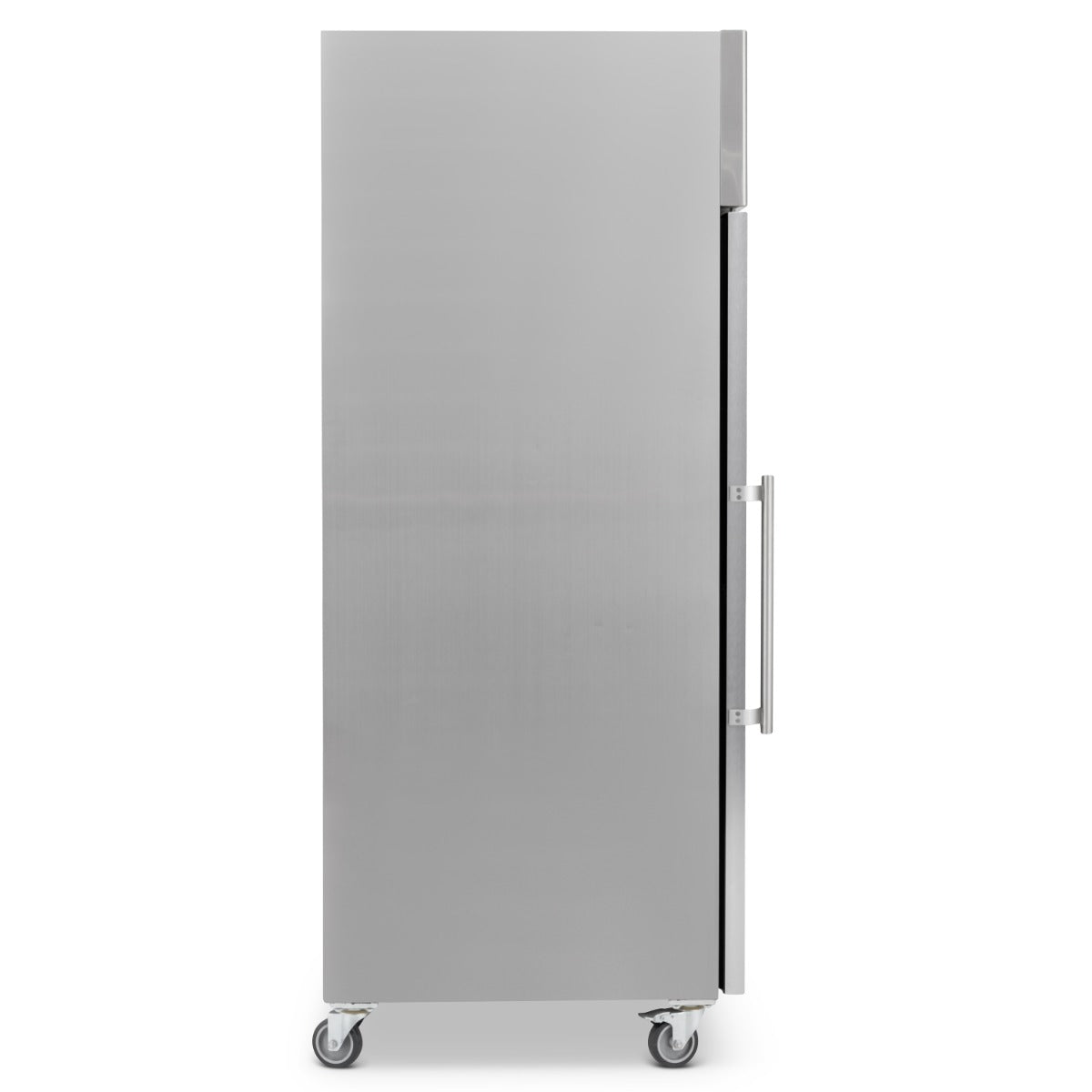 Upright Single Hinged Glass Door Gastronorm Refrigerator