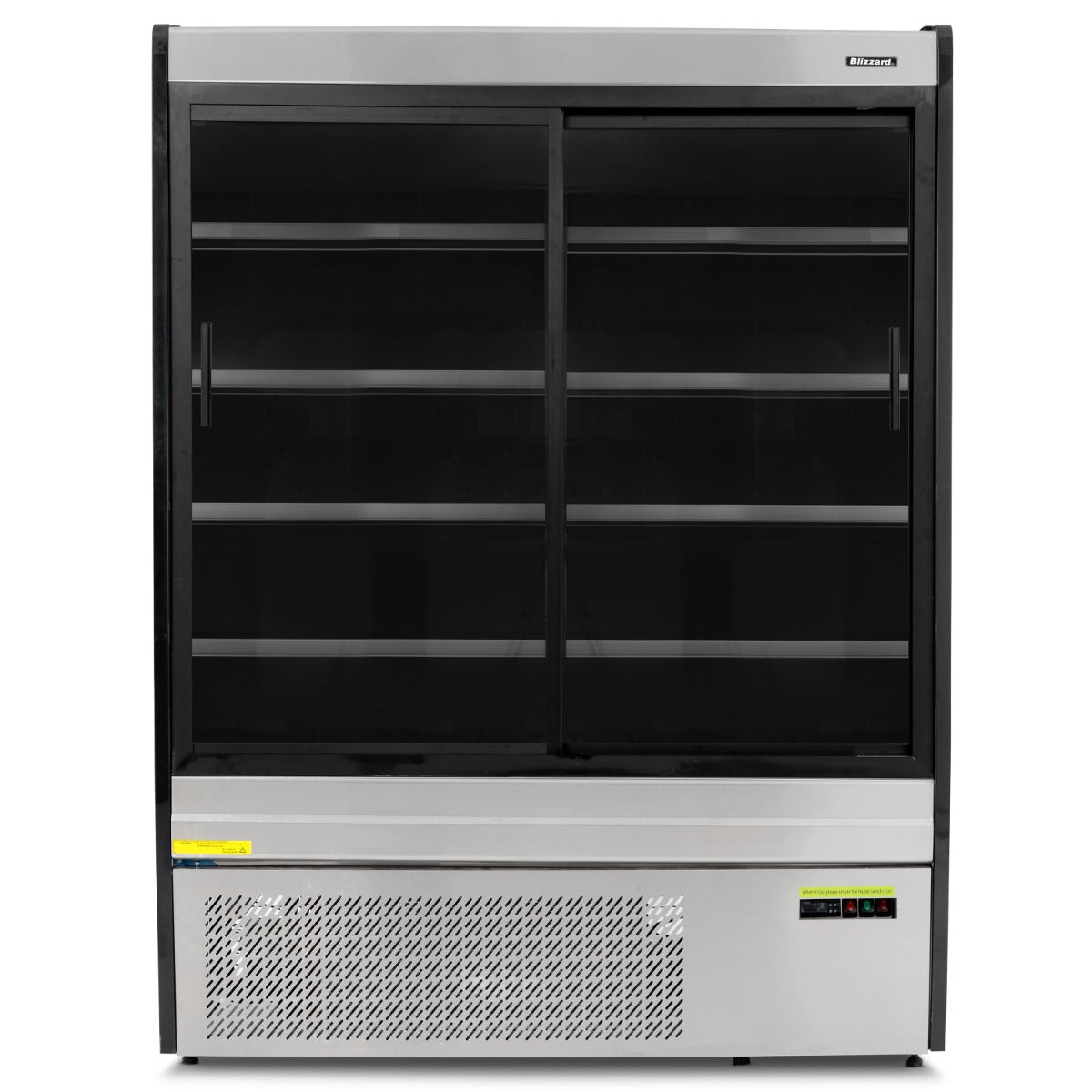 2m Sliding Glass Door Multi Deck Display