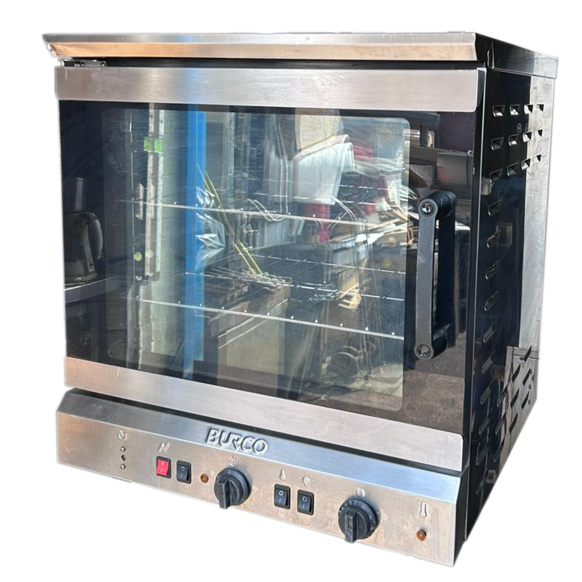 Refurbished BURCO CTCO01 1/1 GN Large Commercial Convection Oven – 98L Electric Countertop