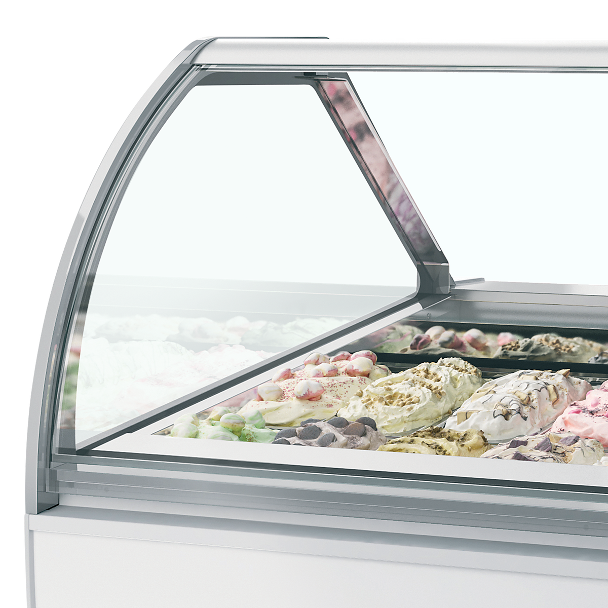 Ventilated Scoop Ice Cream Display - MILLENNIUM LX24