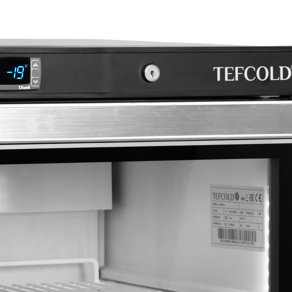 TEFCOLD - Glass Door Display Freezer - UF200VG