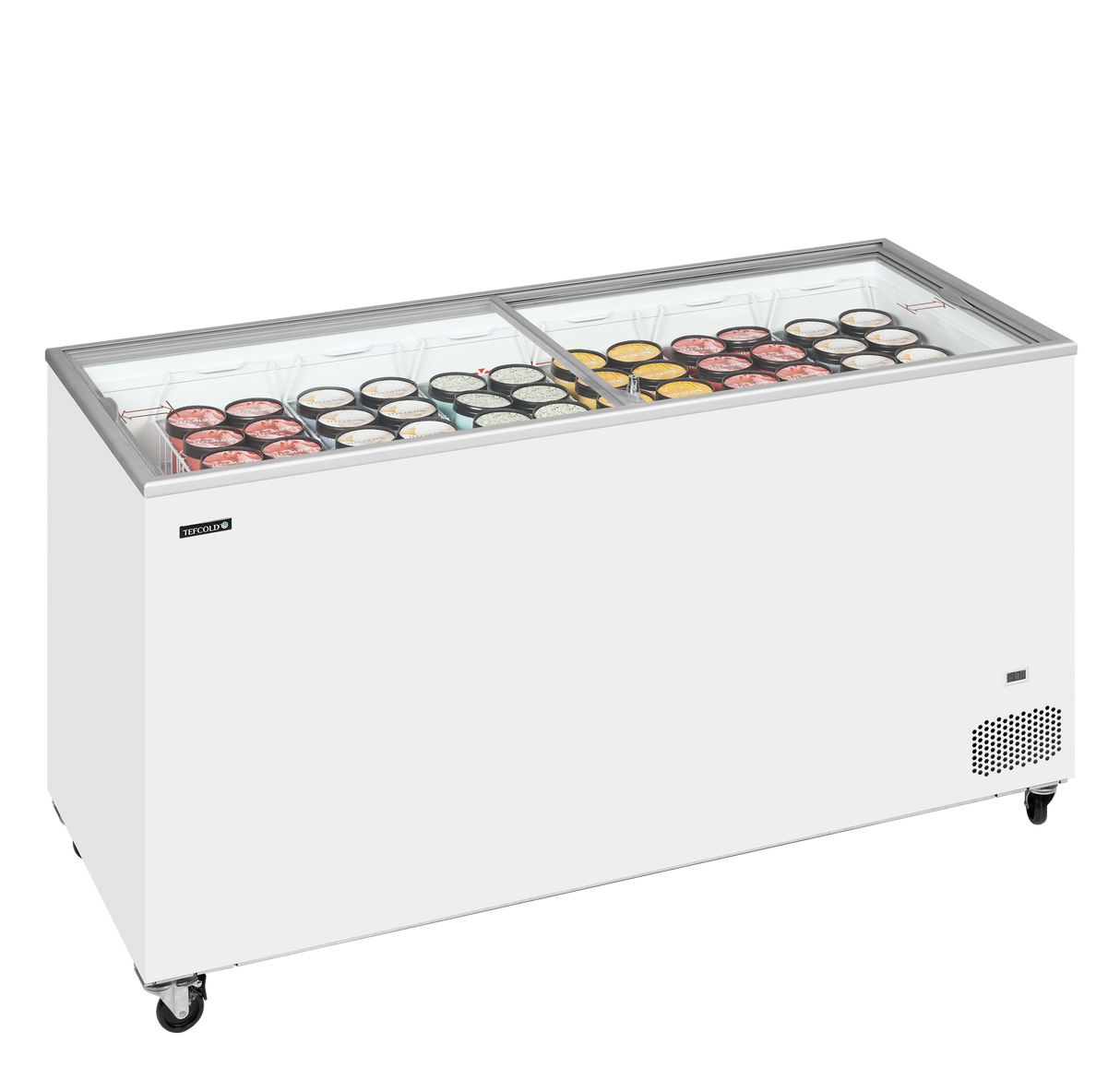 TEFCOLD - Sliding Flat Glass Lid Chest Freezer - IC501SC