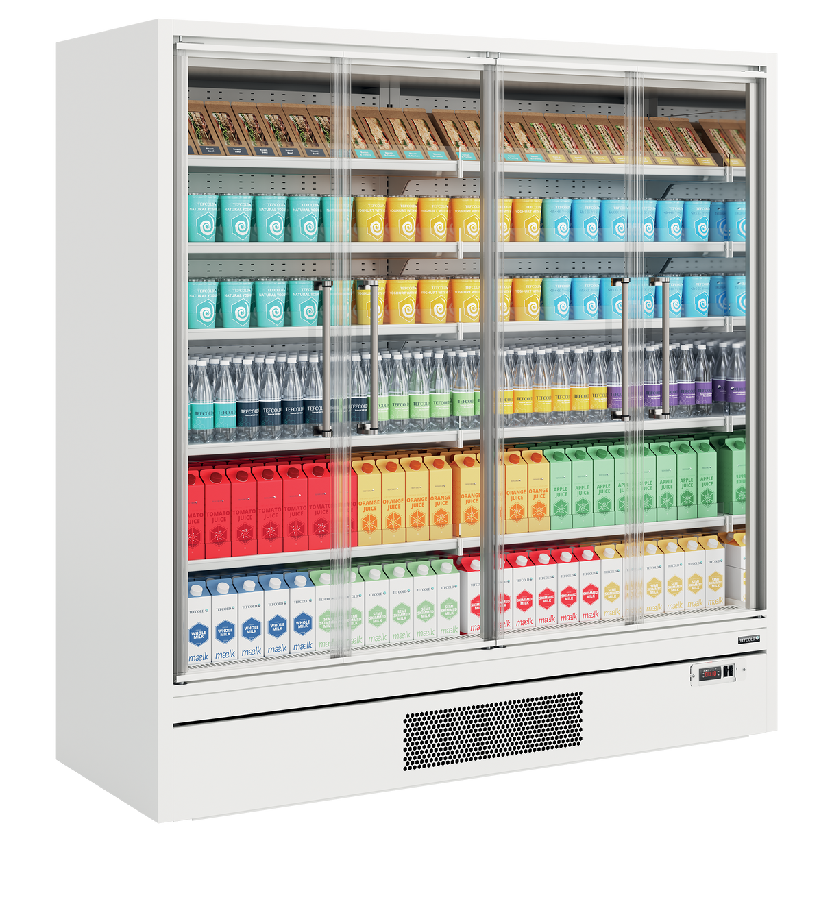 TEFCOLD - Multideck With Doors - Galaxy+ GP20FGD White
