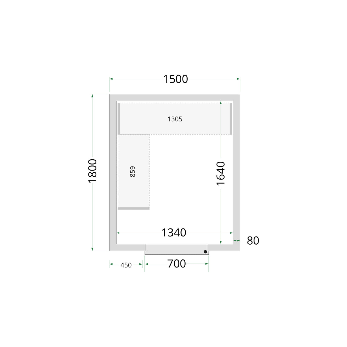 Cold Room Panels - Cold Room 150x180x220
