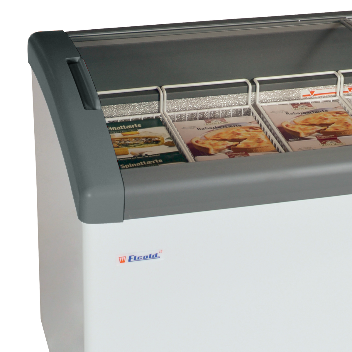 Sliding Curved Glass Lid Chest Freezer - FOCUS 73