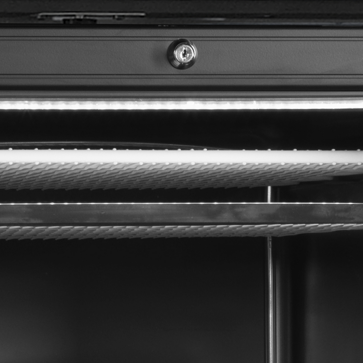 TEFCOLD - Glass Door Freezer - UFSC371GCP Black