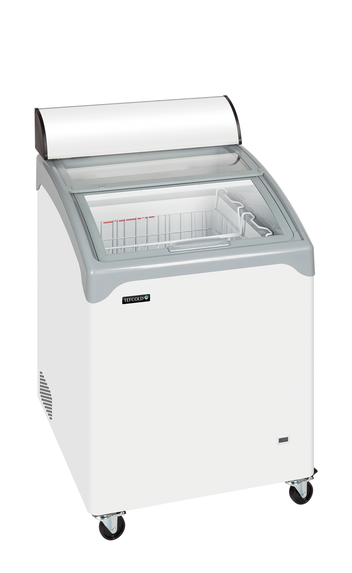 TEFCOLD - Sliding Curved Glass Lid Chest Freezer - NIC101CP