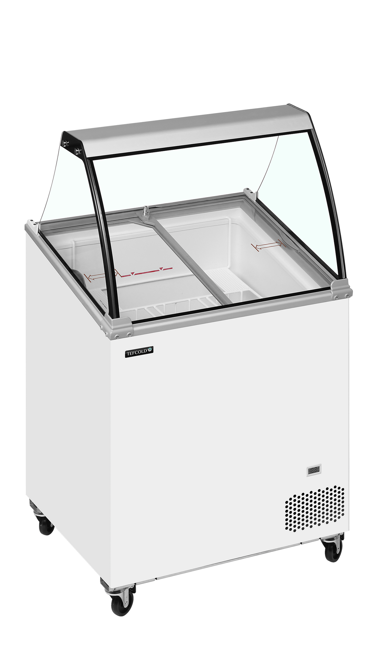 - - Scoop Ice Cream Display - IC201SCE + CANOPY