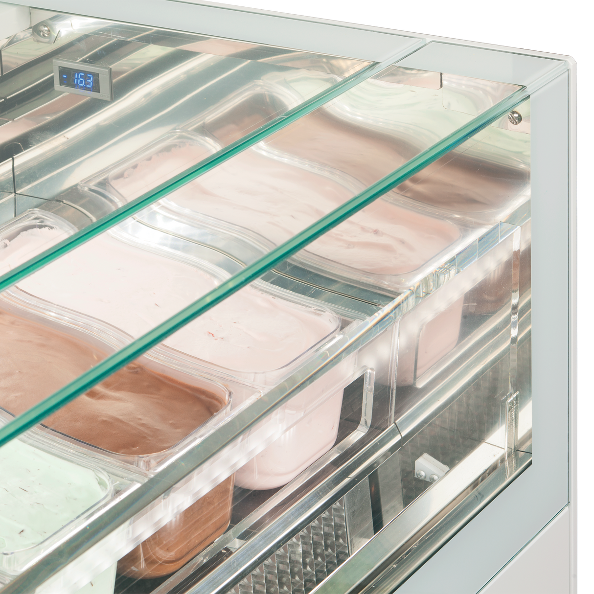 ISA - Ventilated Scoop Ice Cream Display - ONESHOW FREE REGULAR