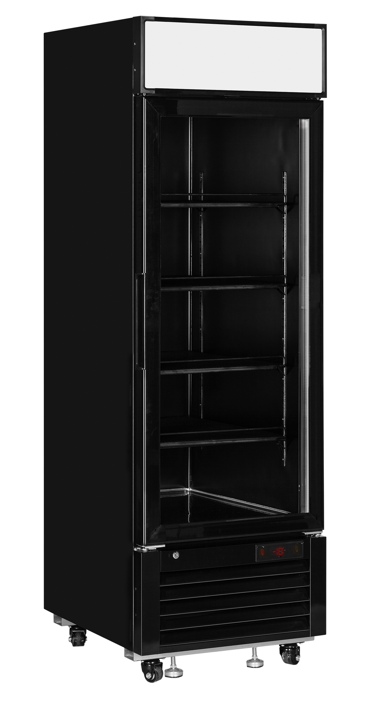 - - Glass Door Display Freezer - LGF2500 Black