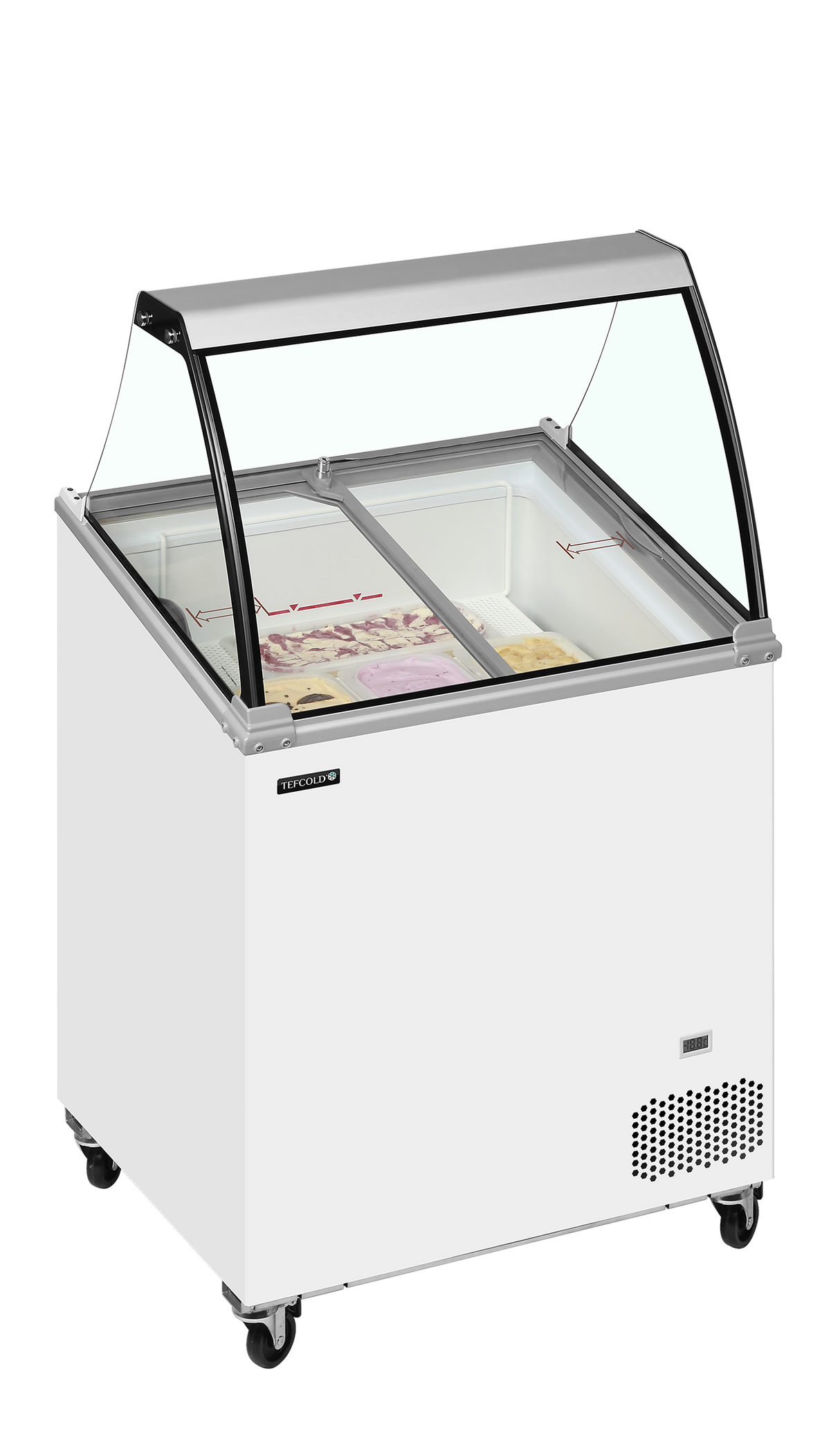 - - Scoop Ice Cream Display - IC201SCE + CANOPY