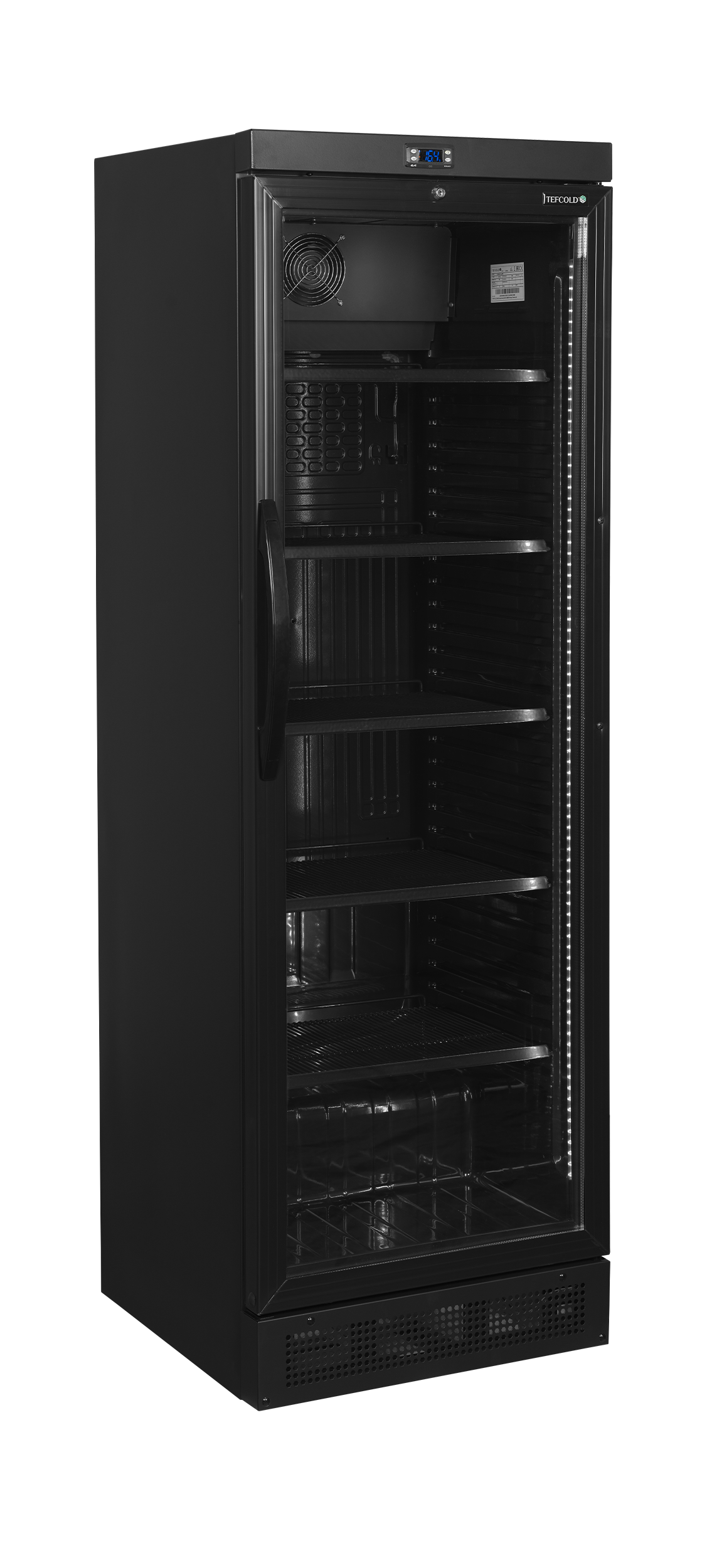 TEFCOLD - Glass Door Merchandiser - CEV435 BLACK