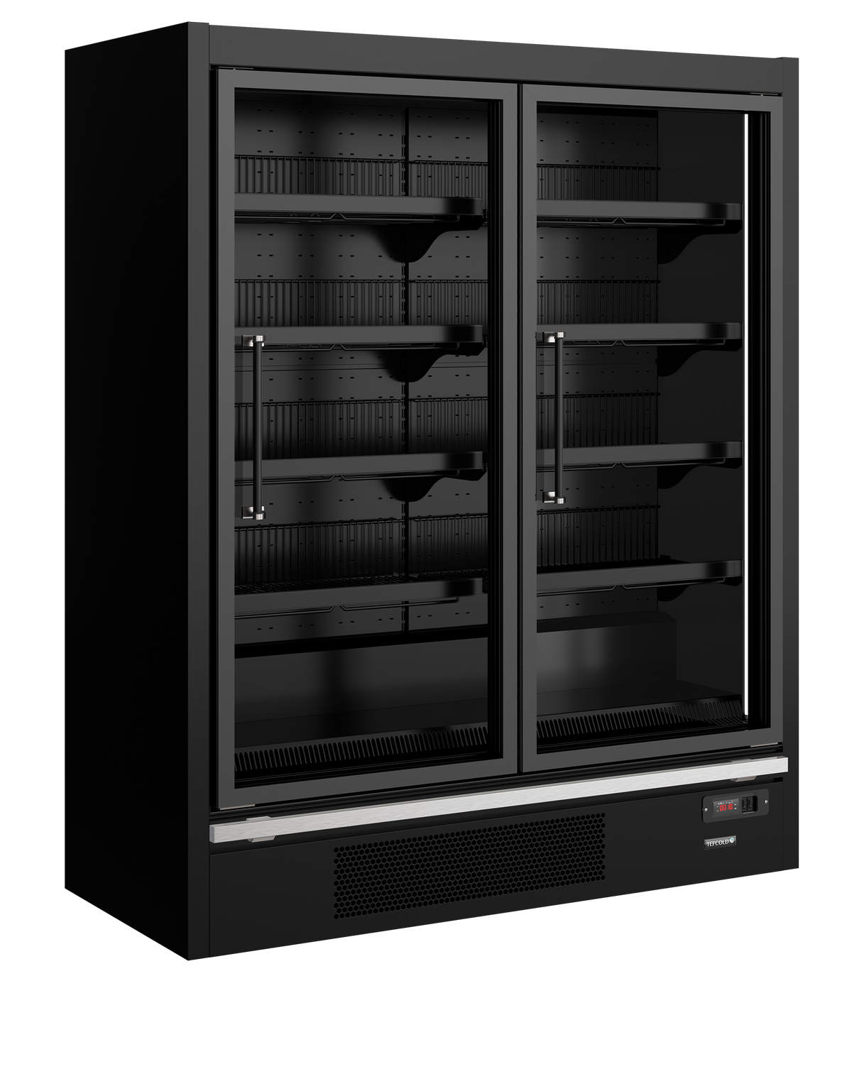 TEFCOLD - Glass Door Freezer - Galaxy+ GPF2D Black