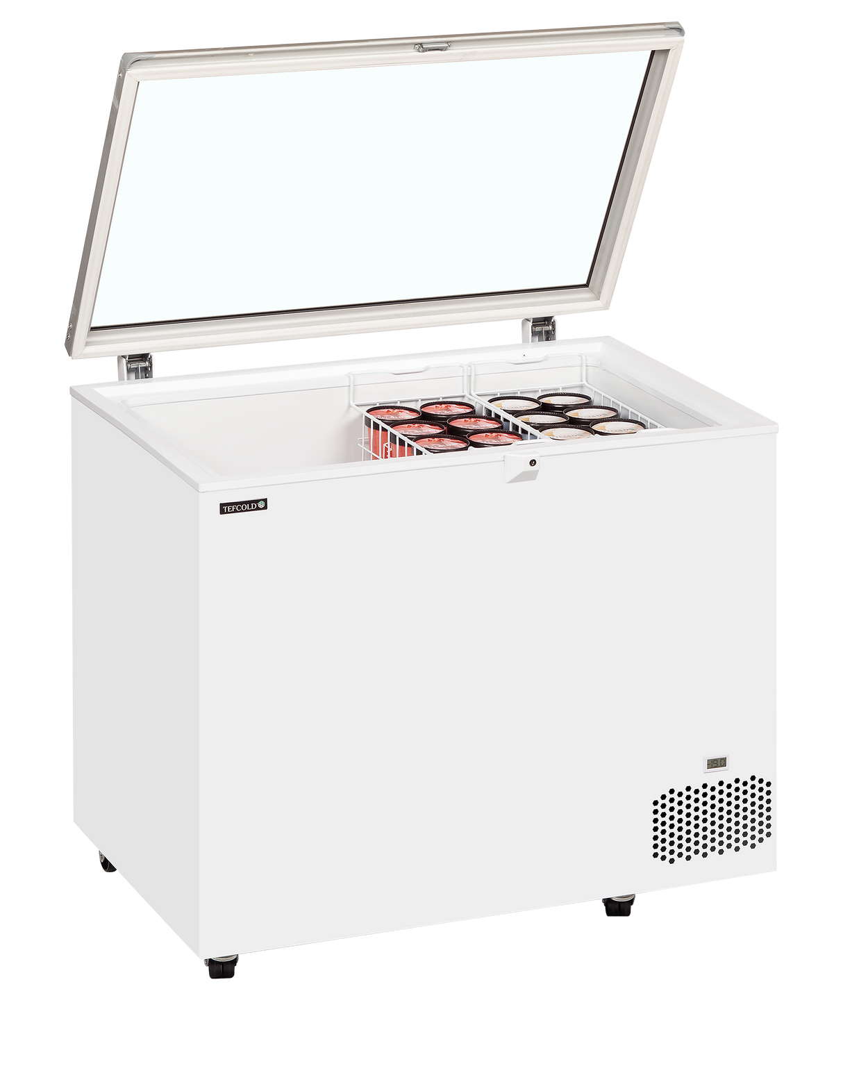 TEFCOLD - Hinged Glass Lid Chest Freezer - ST300