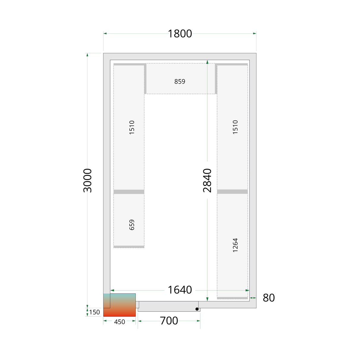 CRPF1830 - Shelf Rack System Kit