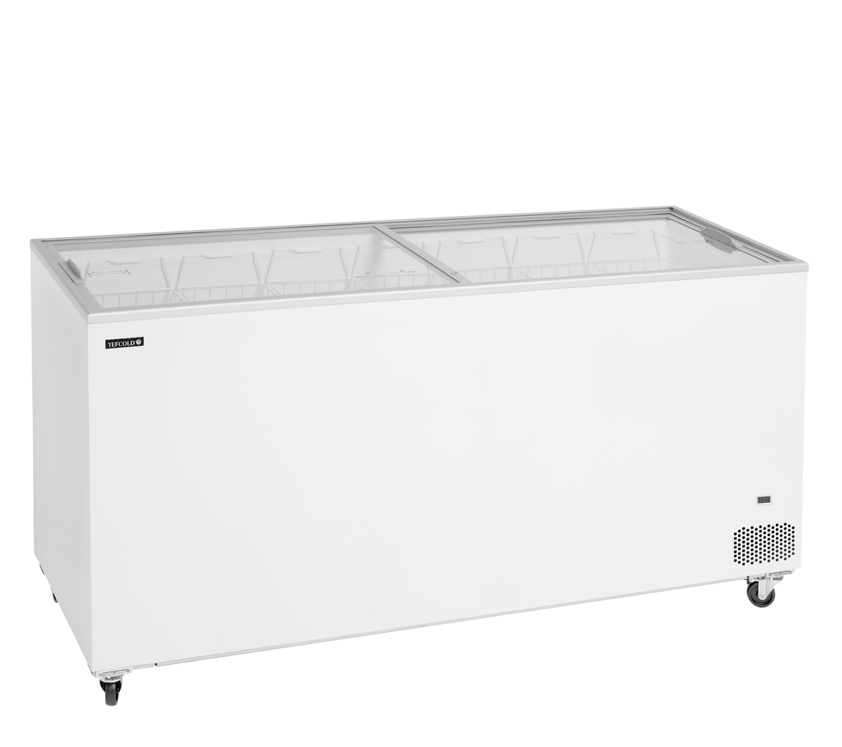 Sliding Flat Glass Lid Chest Freezer - IC552SC / UK