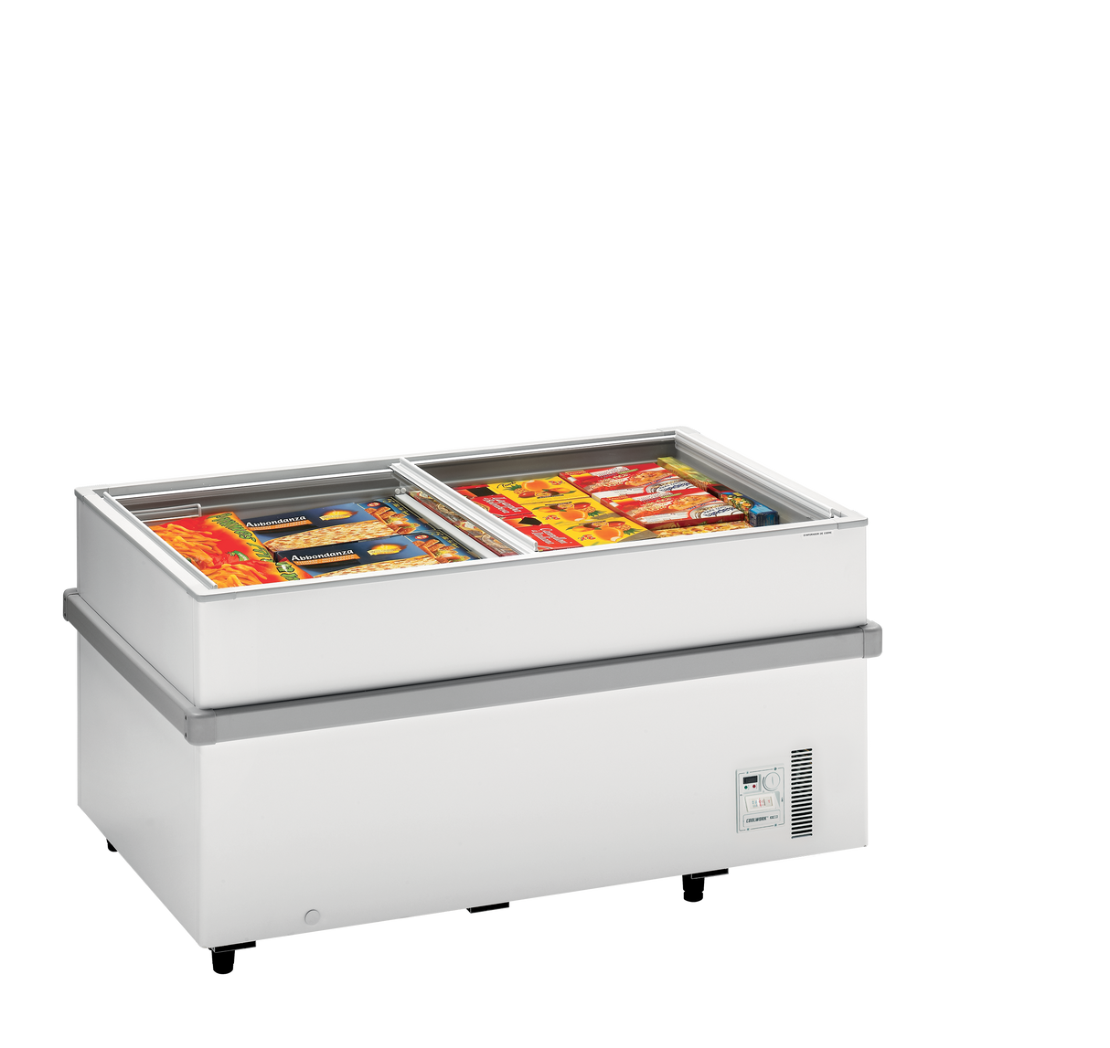 Arcaboa - Island Site Freezer - 750CHV WH