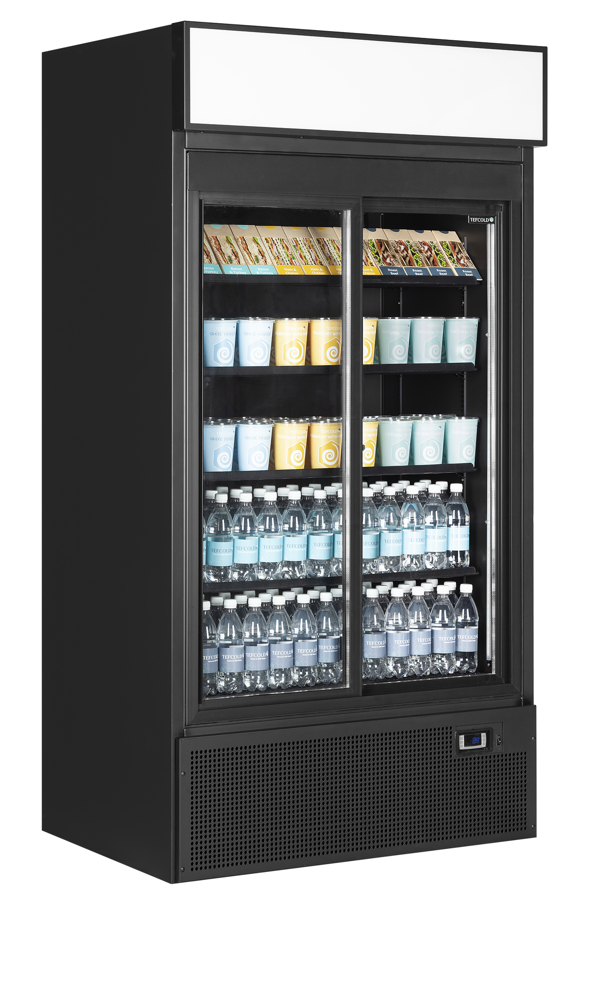 TEFCOLD - Glass Door Merchandiser - FSC1000S BLACK