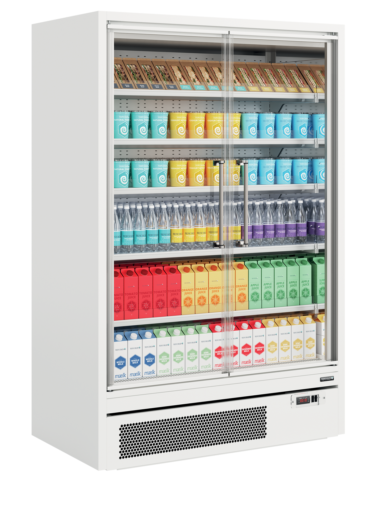 TEFCOLD - Multideck With Doors - Galaxy+ GP14FGD White