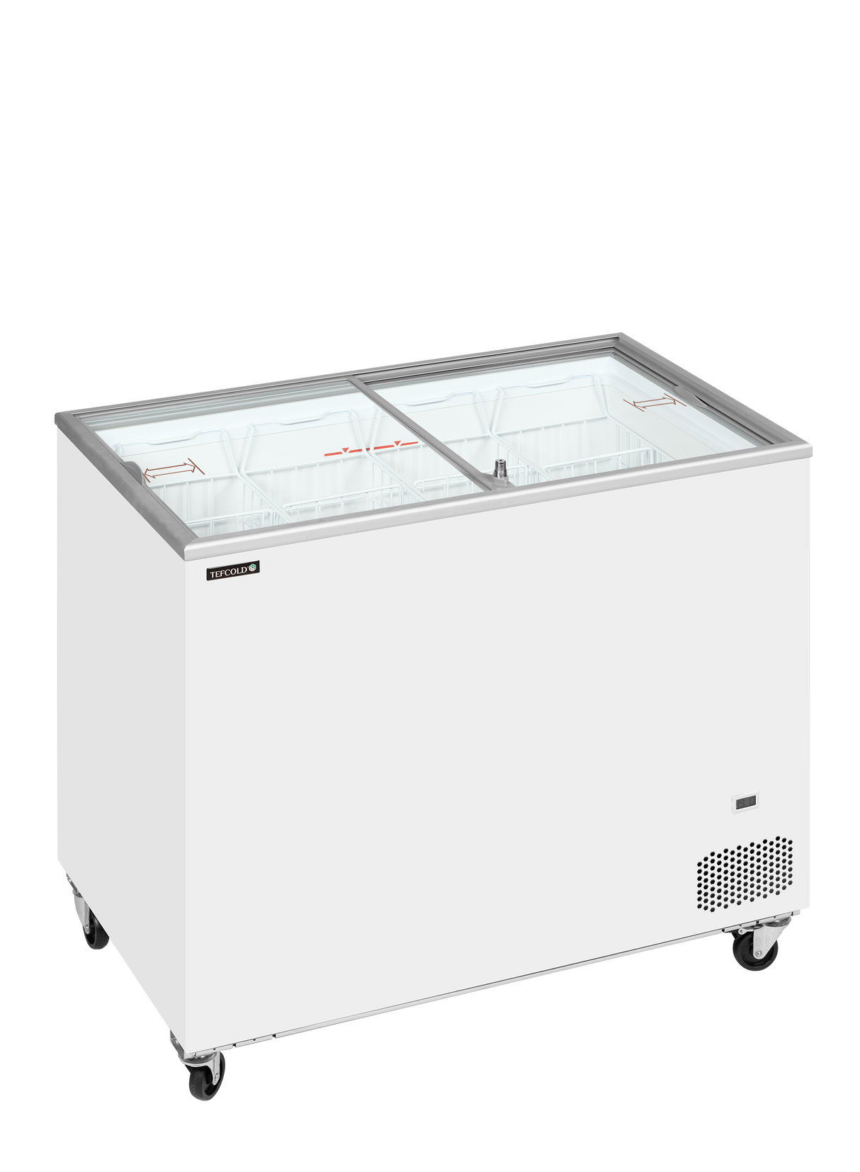 TEFCOLD - Sliding Flat Glass Lid Chest Freezer - IC301SC