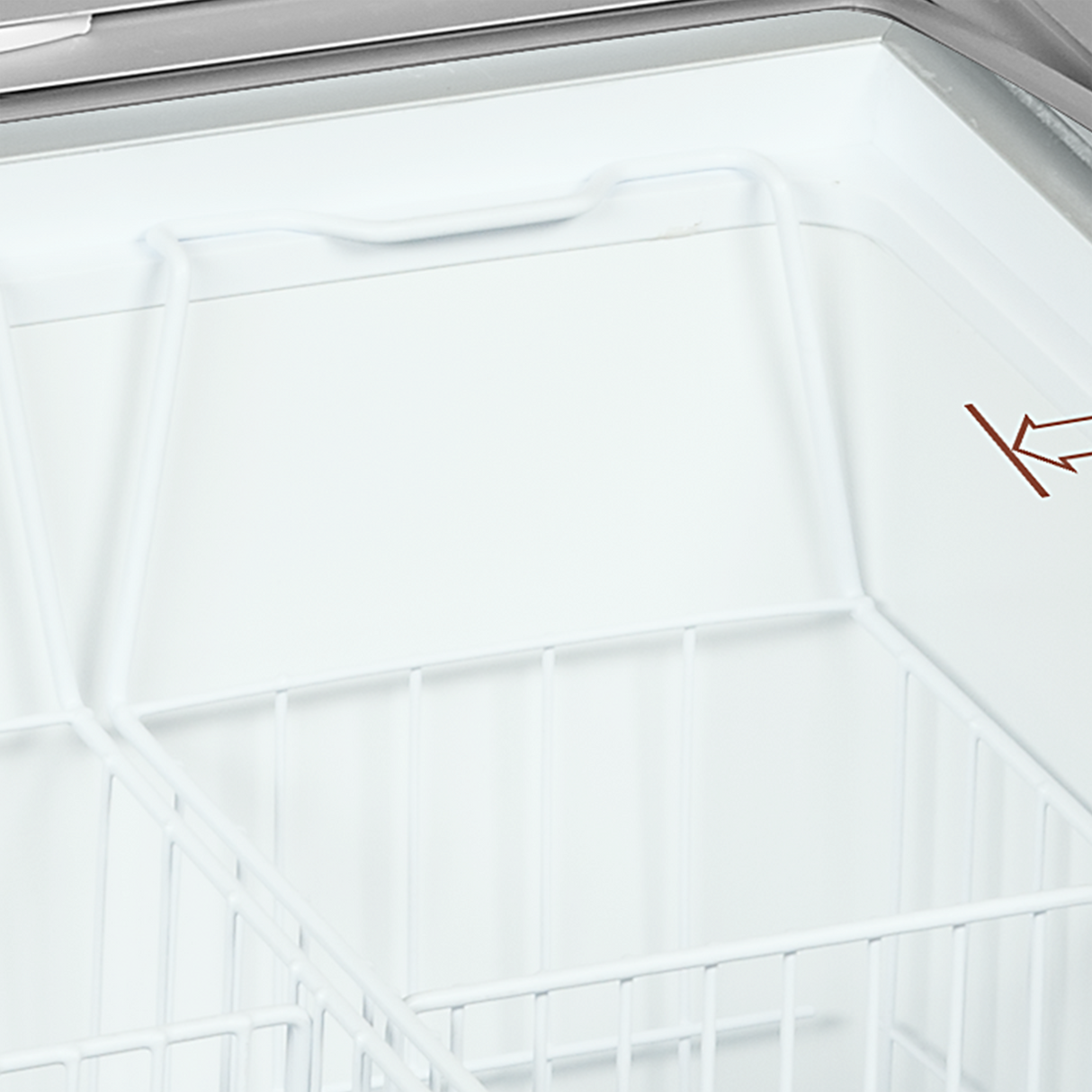 TEFCOLD - Sliding Curved Glass Lid Chest Freezer - IC401SCEB