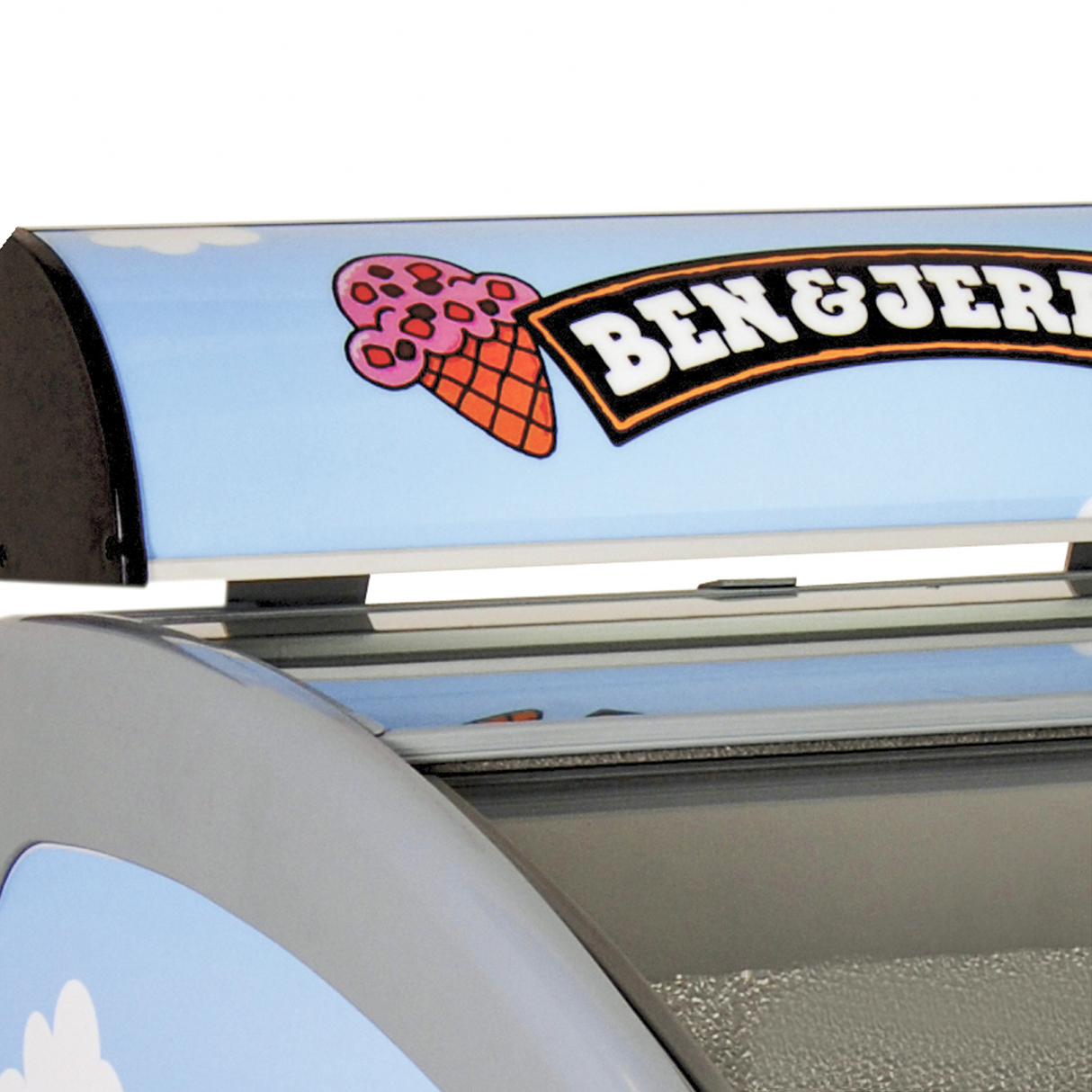 TEFCOLD - Sliding Curved Glass Lid Chest Freezer - NIC101CP