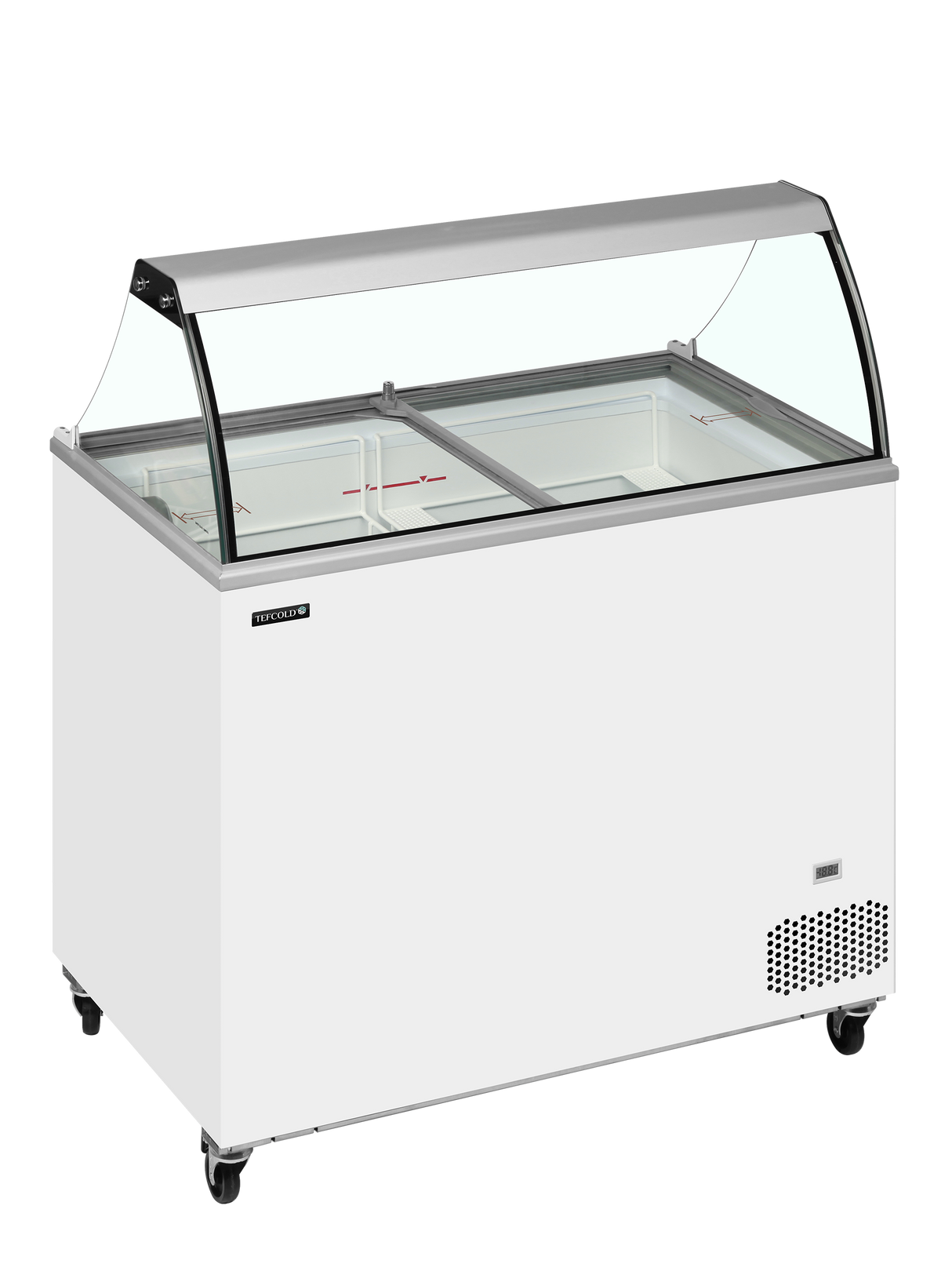 - - Scoop Ice Cream Display - IC301SC + CANOPY