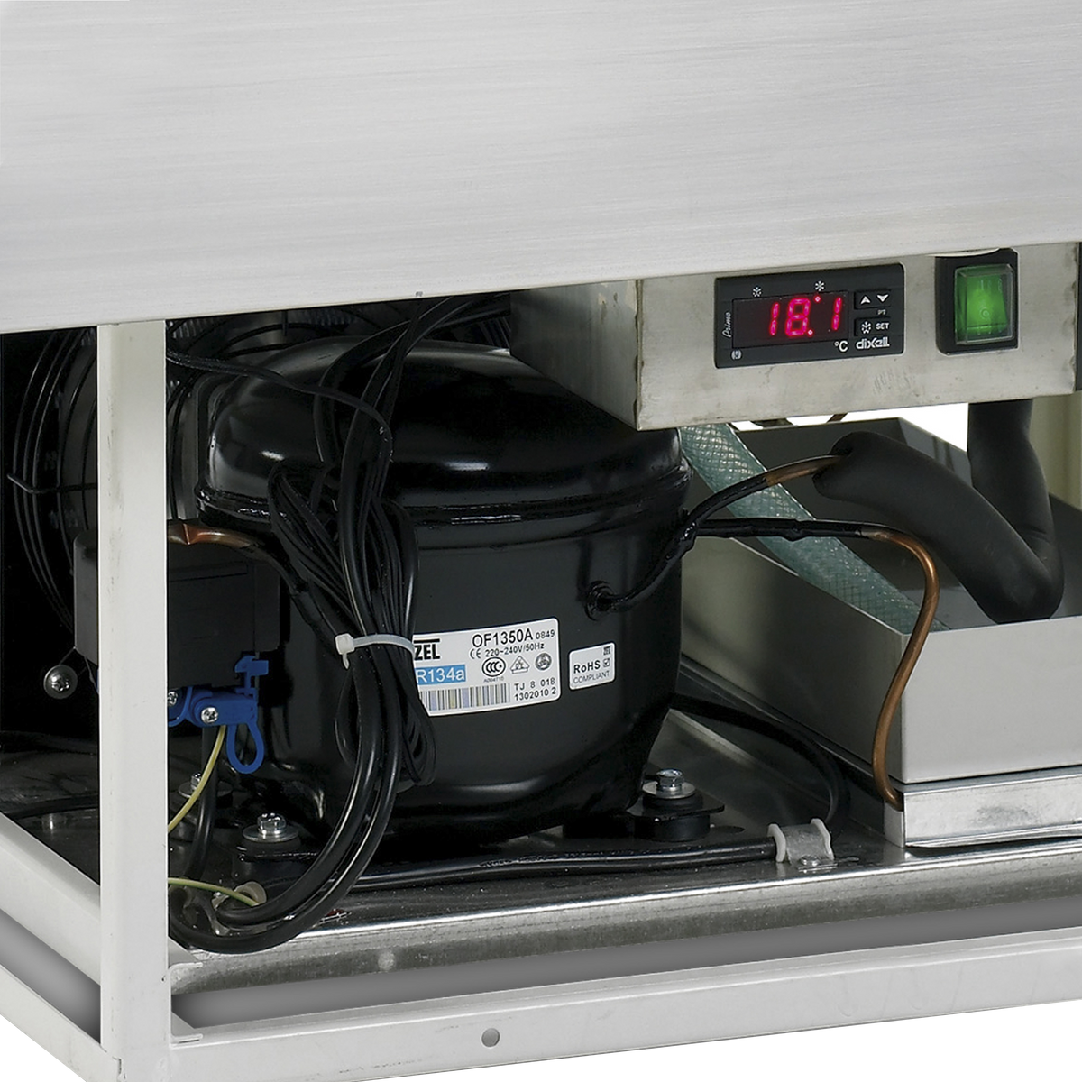 Tefcold Buffet Display 136L, +2 to +8°C – CW4