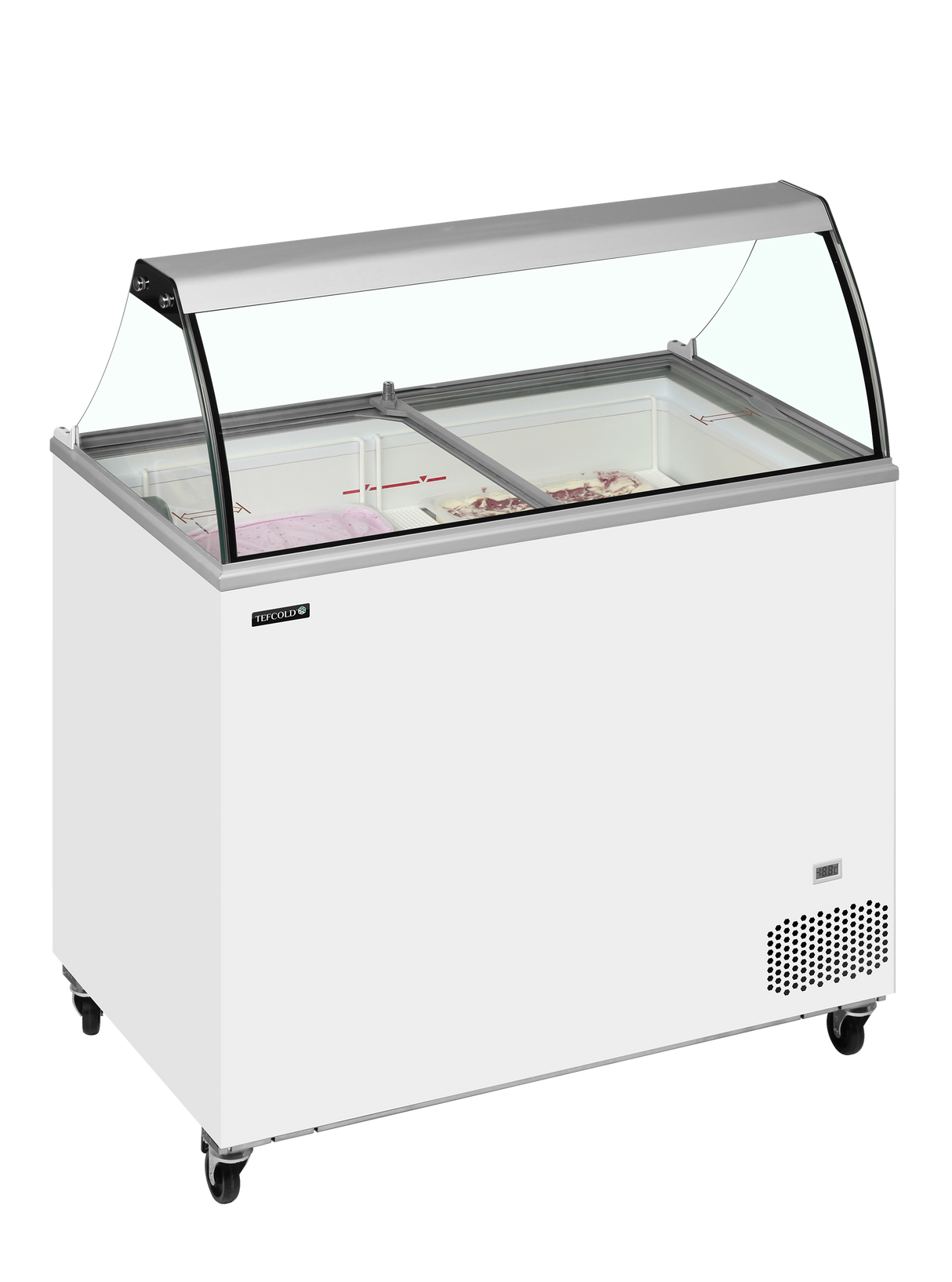 - - Scoop Ice Cream Display - IC301SC + CANOPY