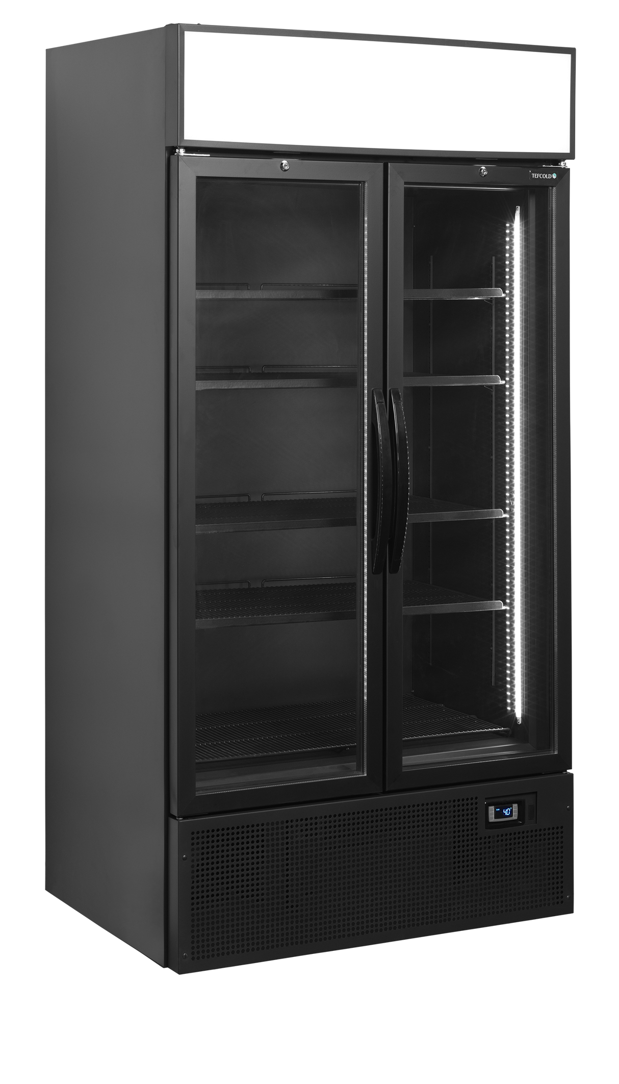 TEFCOLD - Glass Door Merchandiser - FSC1000H BLACK